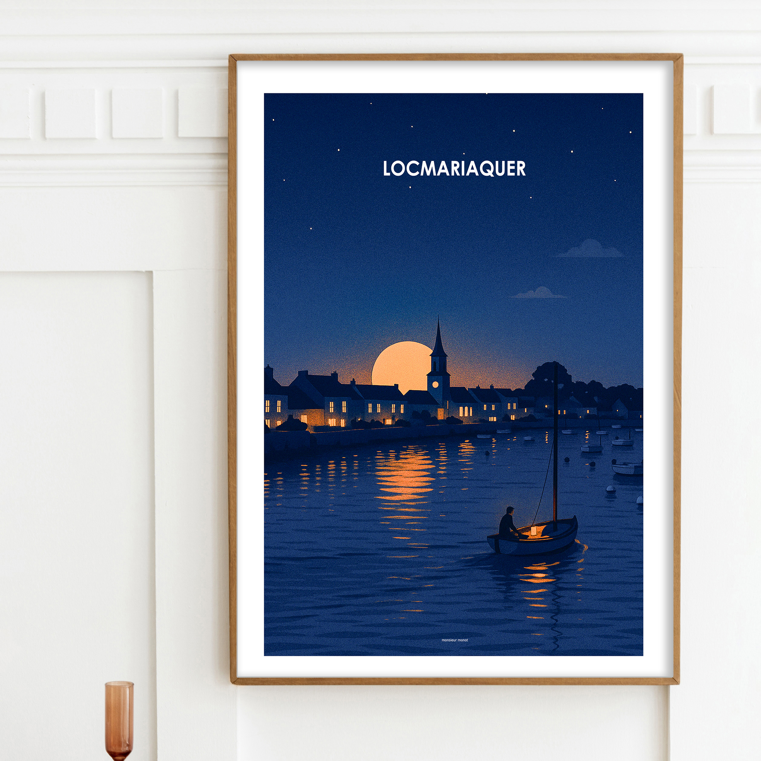 Affiche de Locmariaquer la nuit