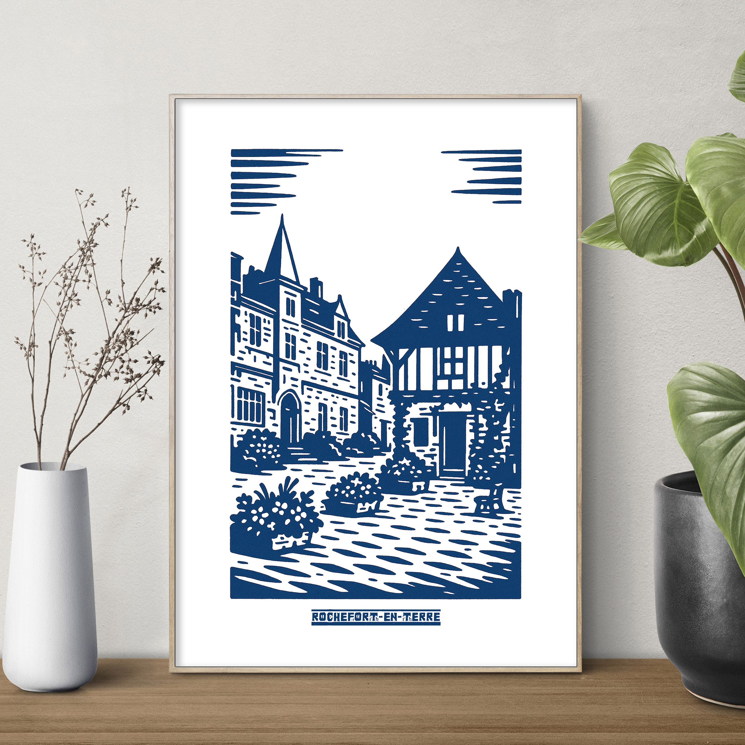 affiche Rochefort en Terre Bleue