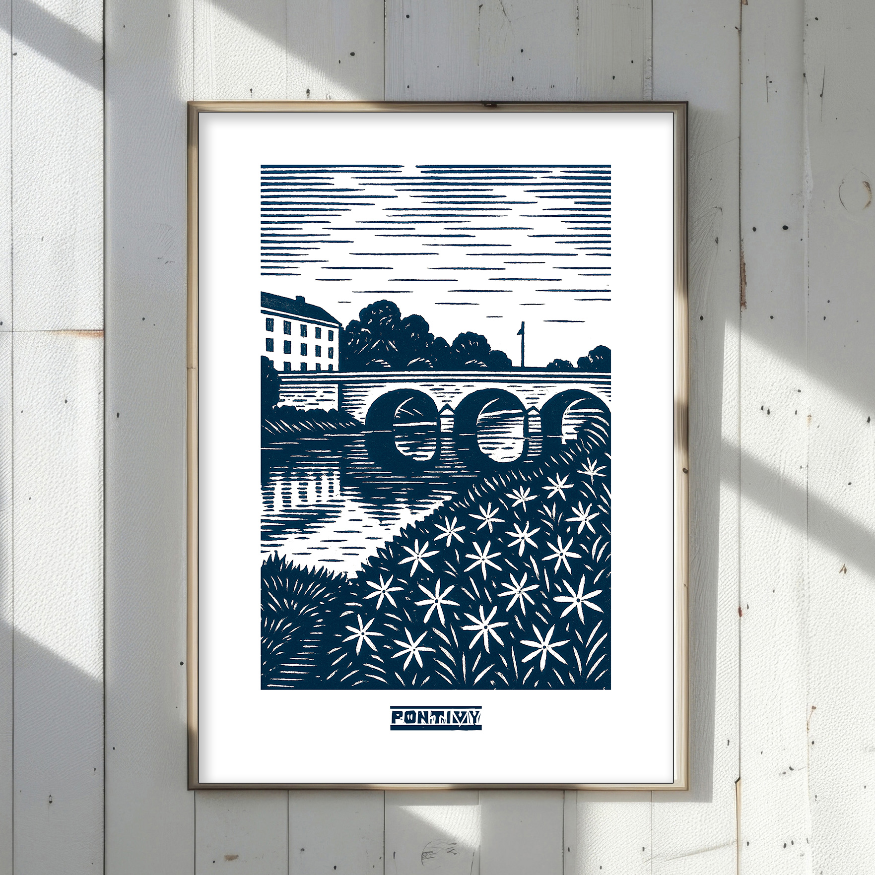 affiche Pontivy Bleue