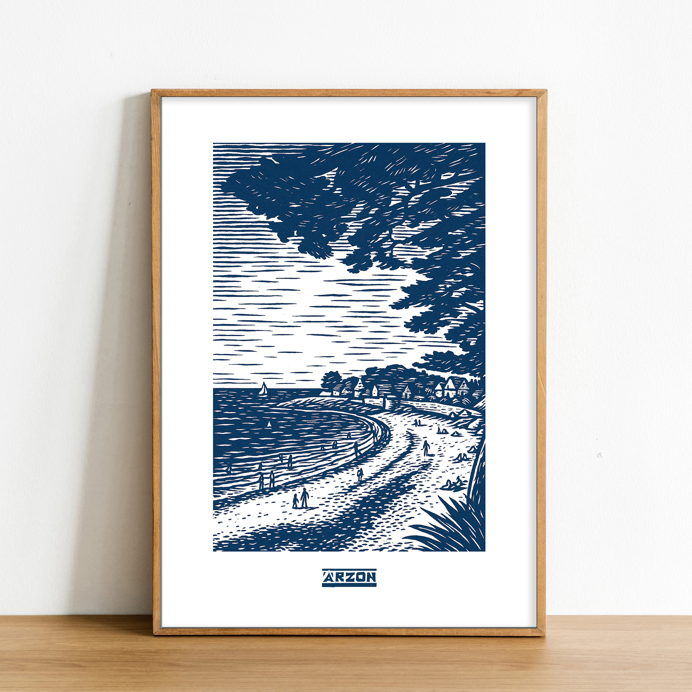 Affiche Arzon Bleue