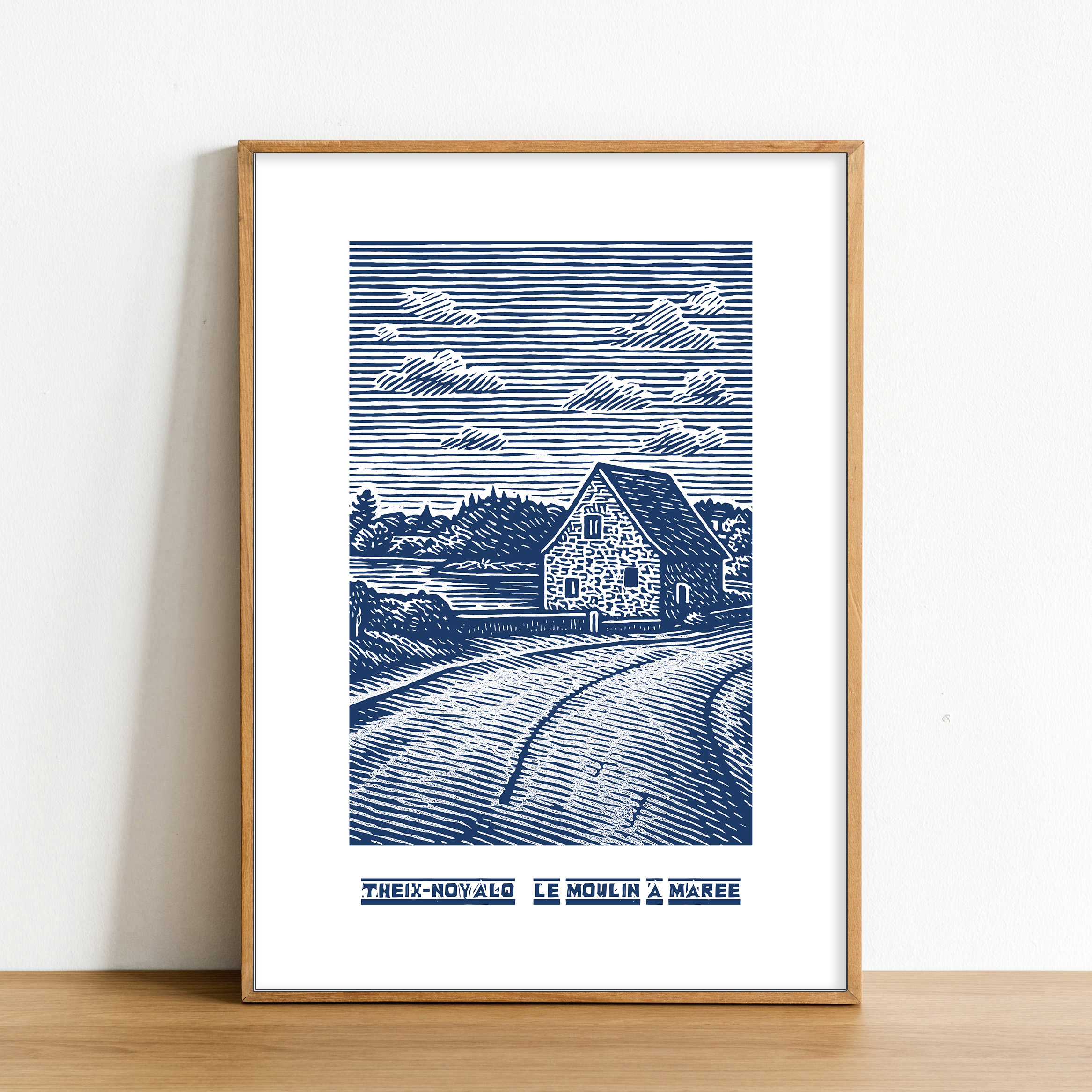 Affiche Theix Noyalo Blue