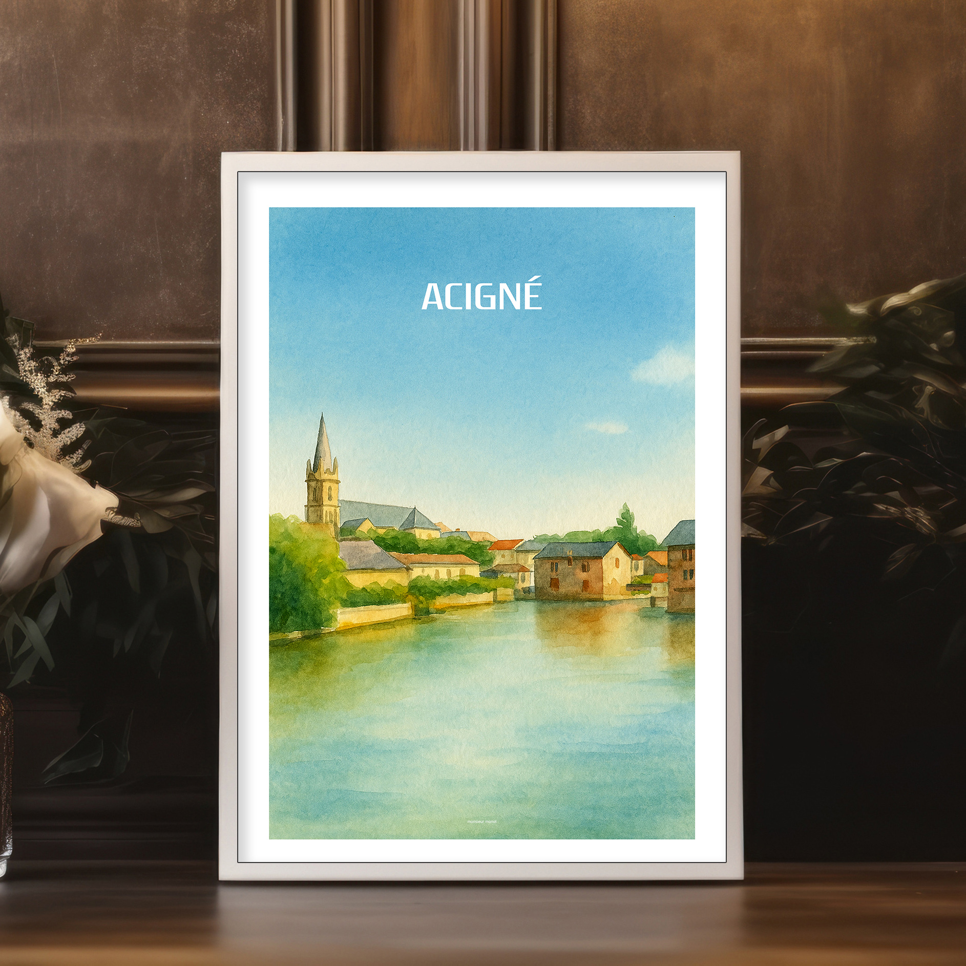 Affiche  Acigné Couleur