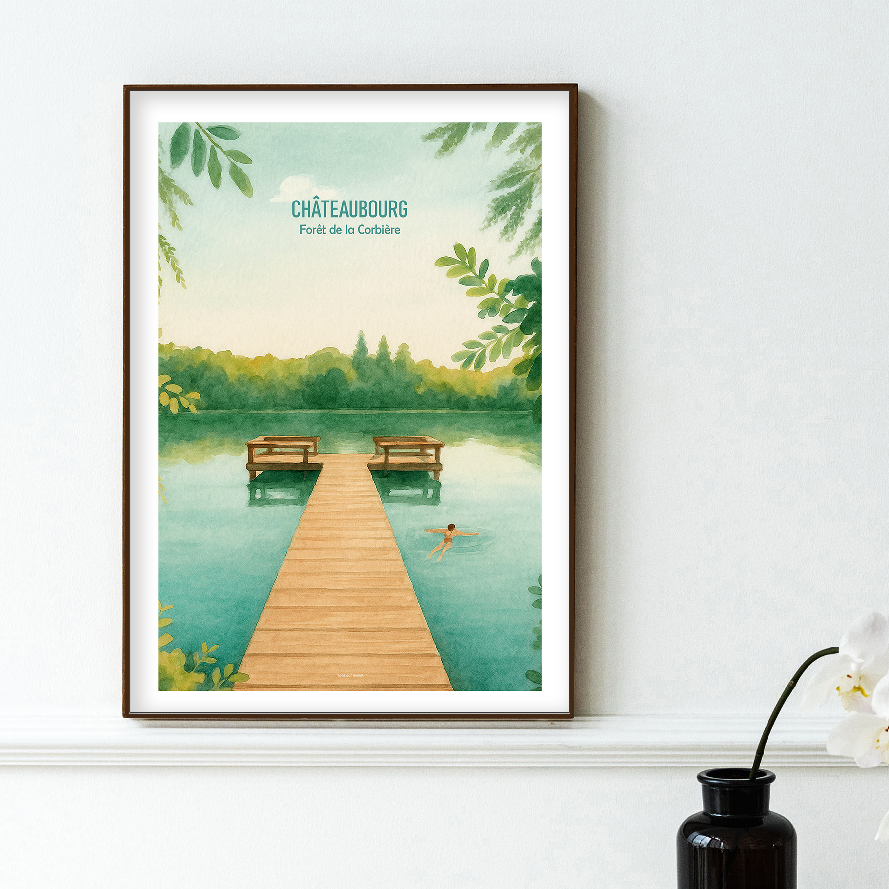 affiche Châteaubourg Couleur
