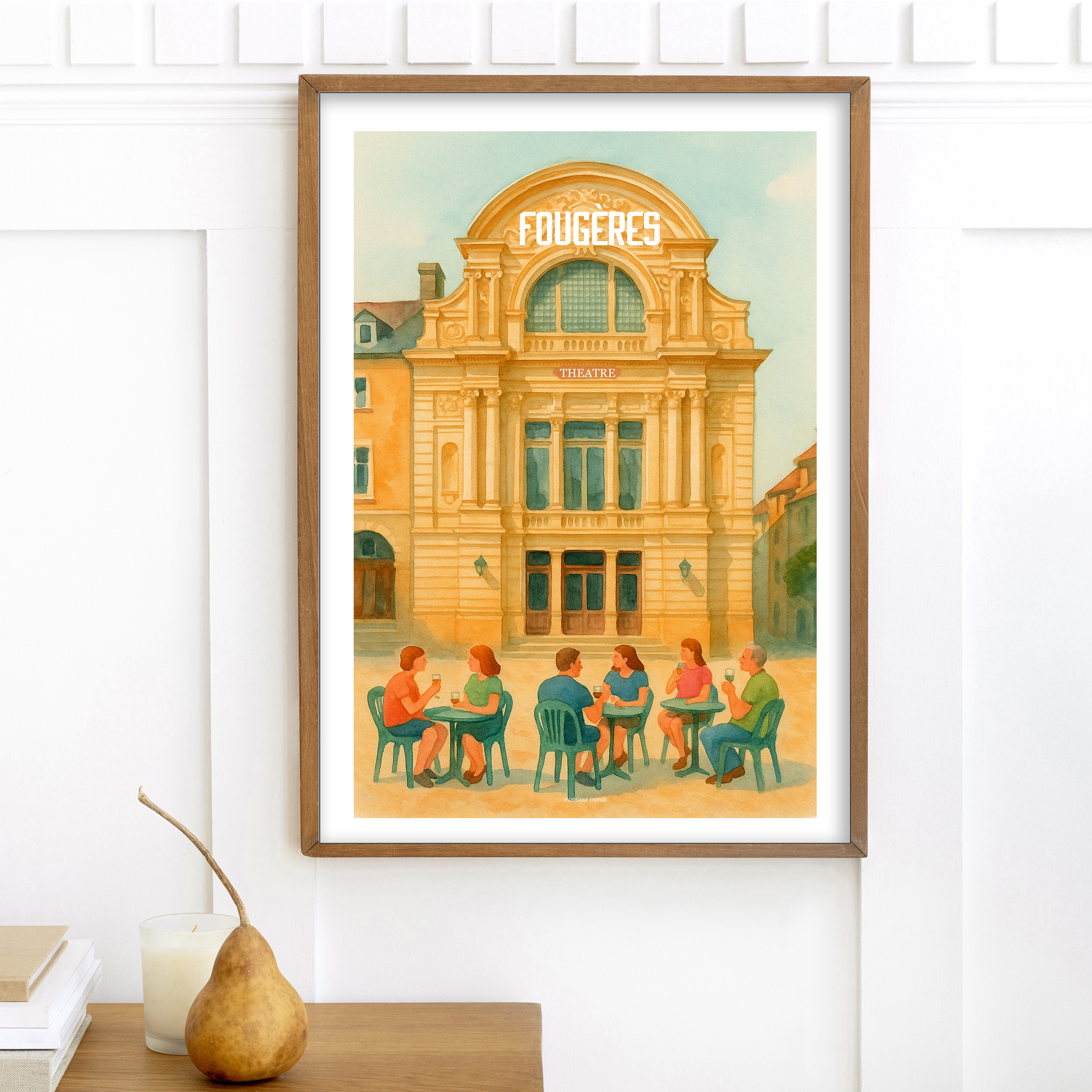 affiche Fougères Couleur
