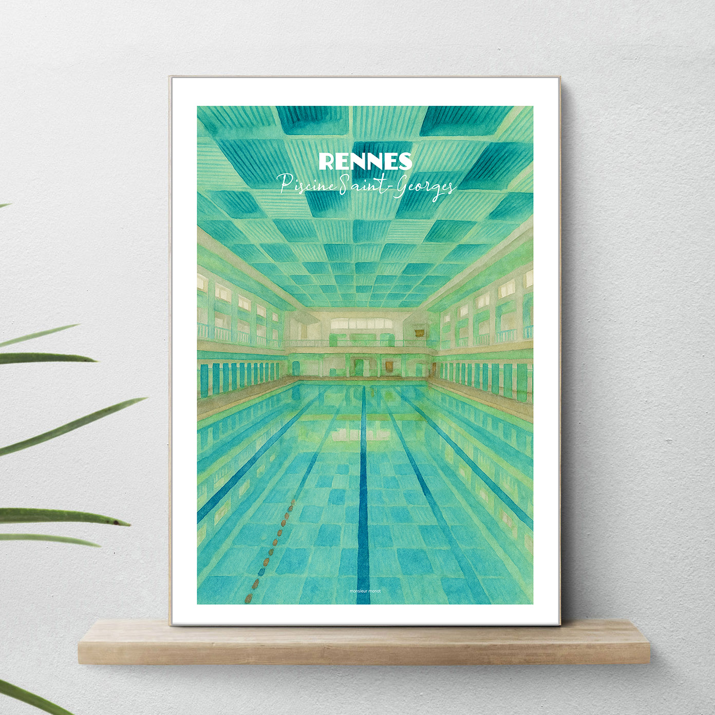 affiche Rennes Piscine Saint-Georges