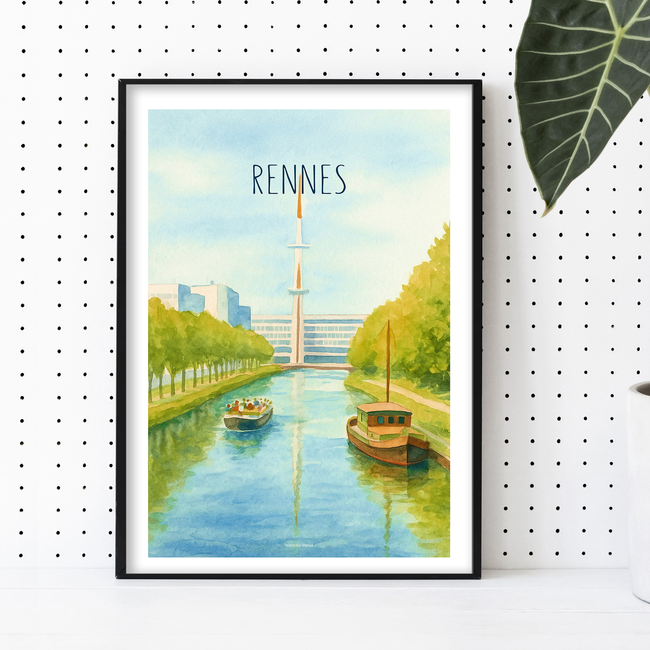 affiche Rennes Couleur