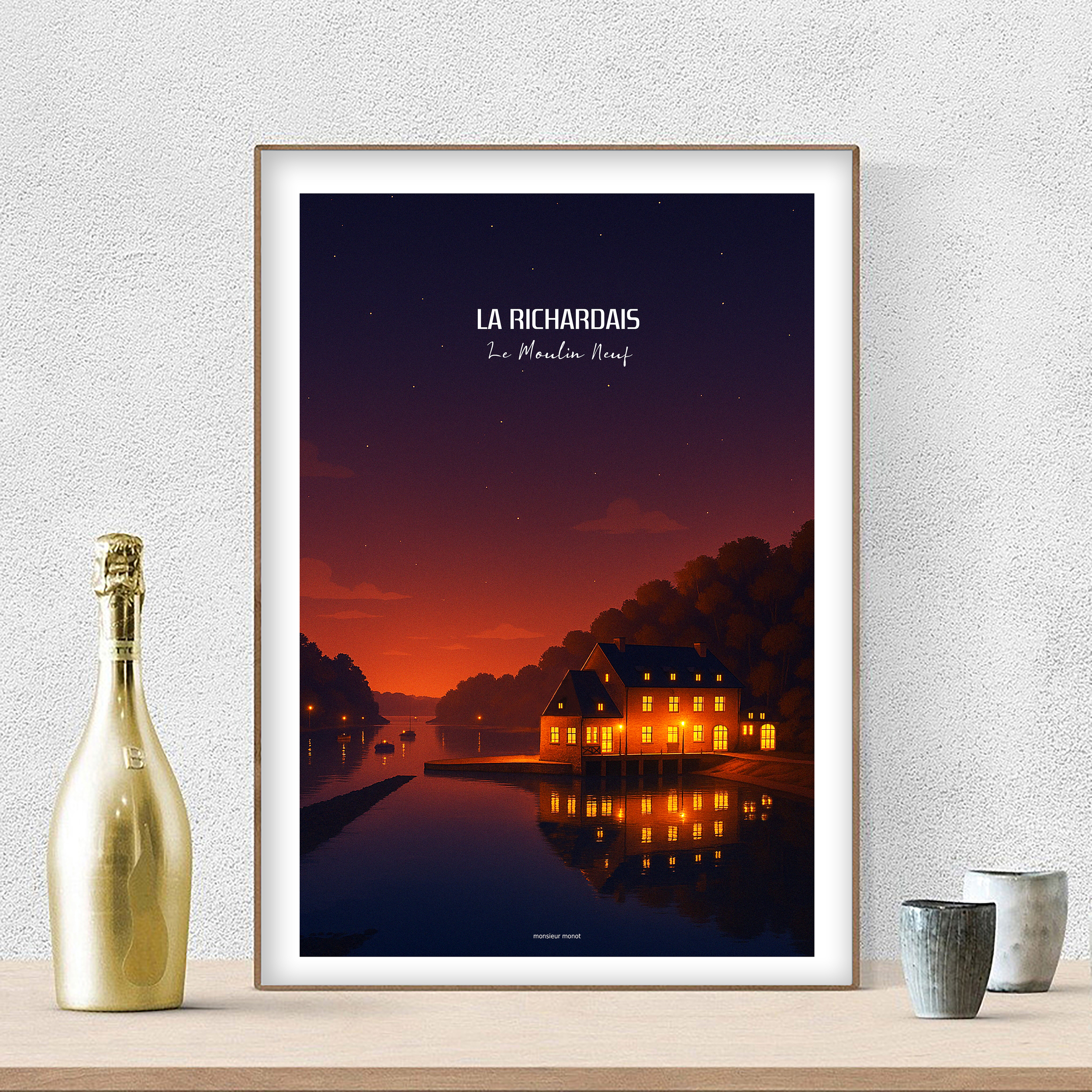 affiche La Richardais Le Moulin Neuf La Nuit