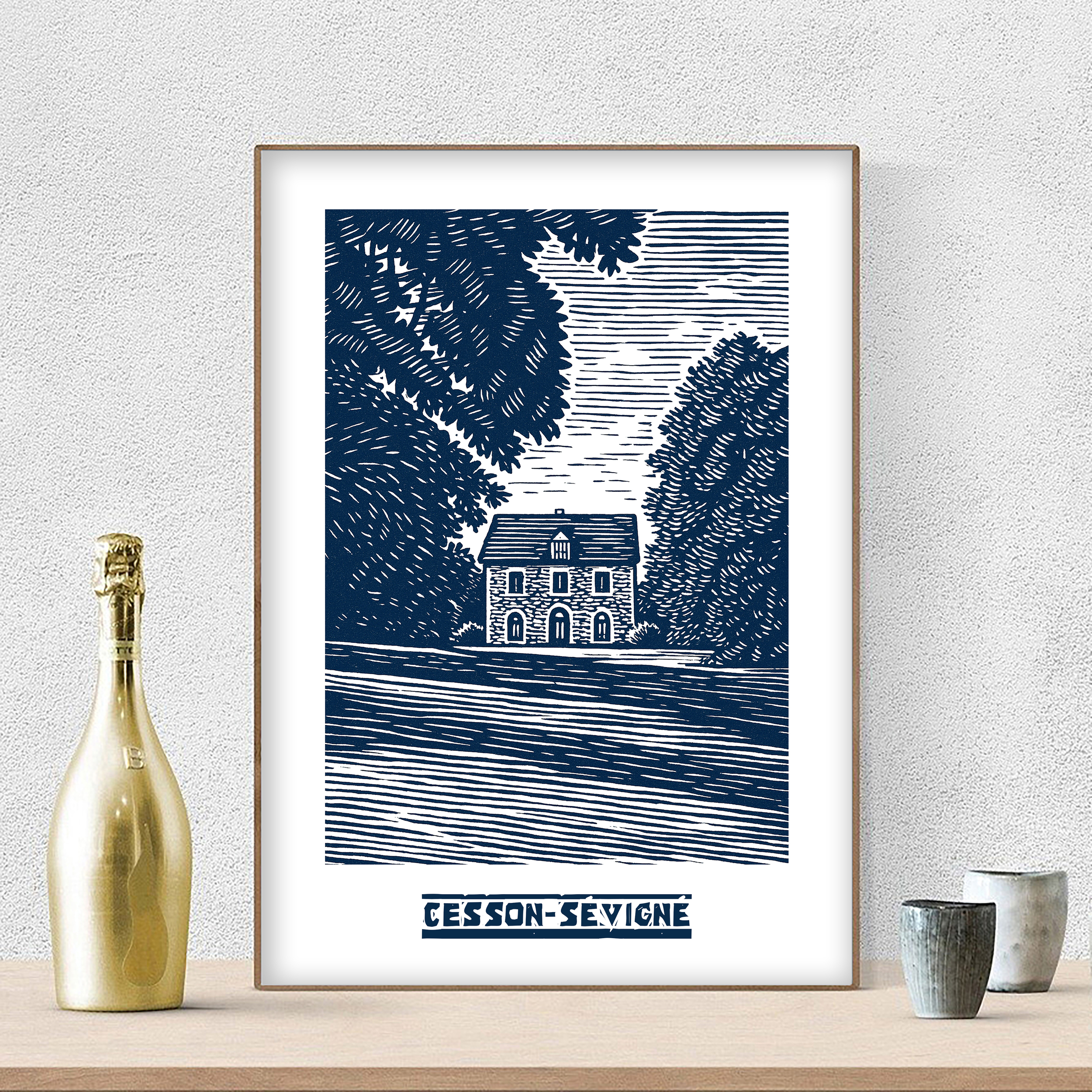 affiche Cesson Sévigné Bleue