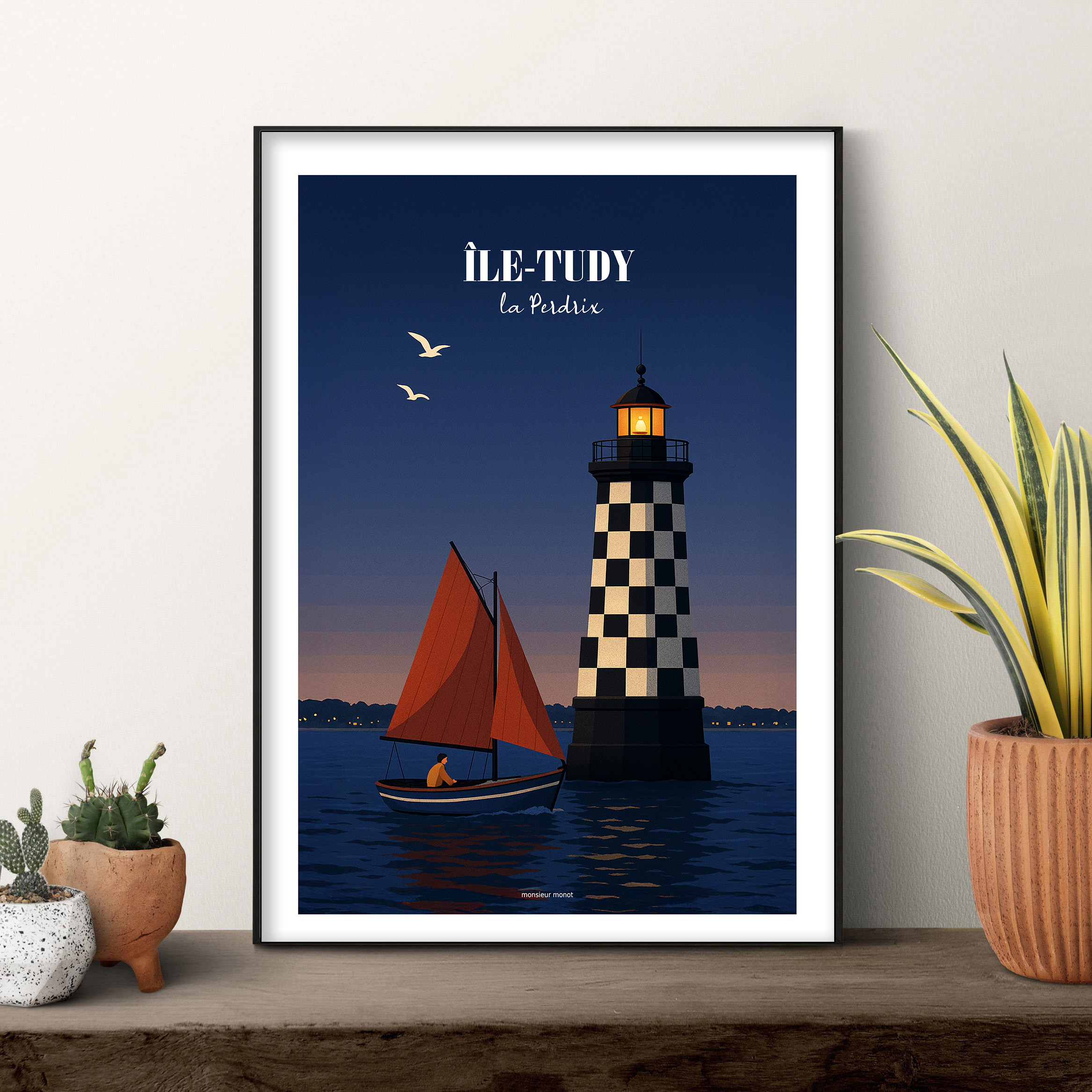 affiche Ile Tudy La nuit