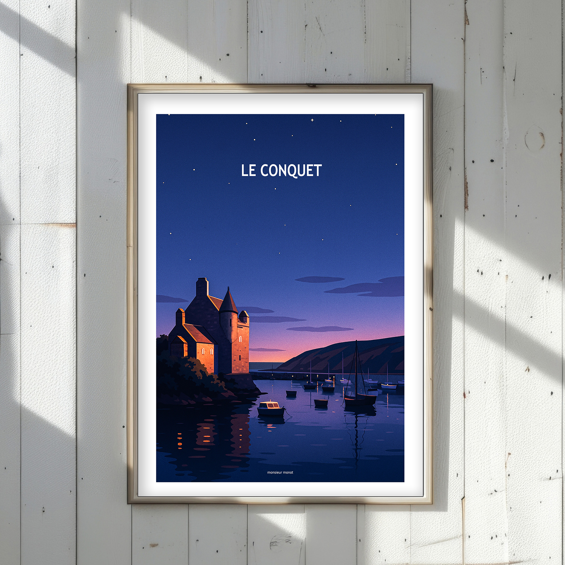 Affiche Le Conquet La Nuit