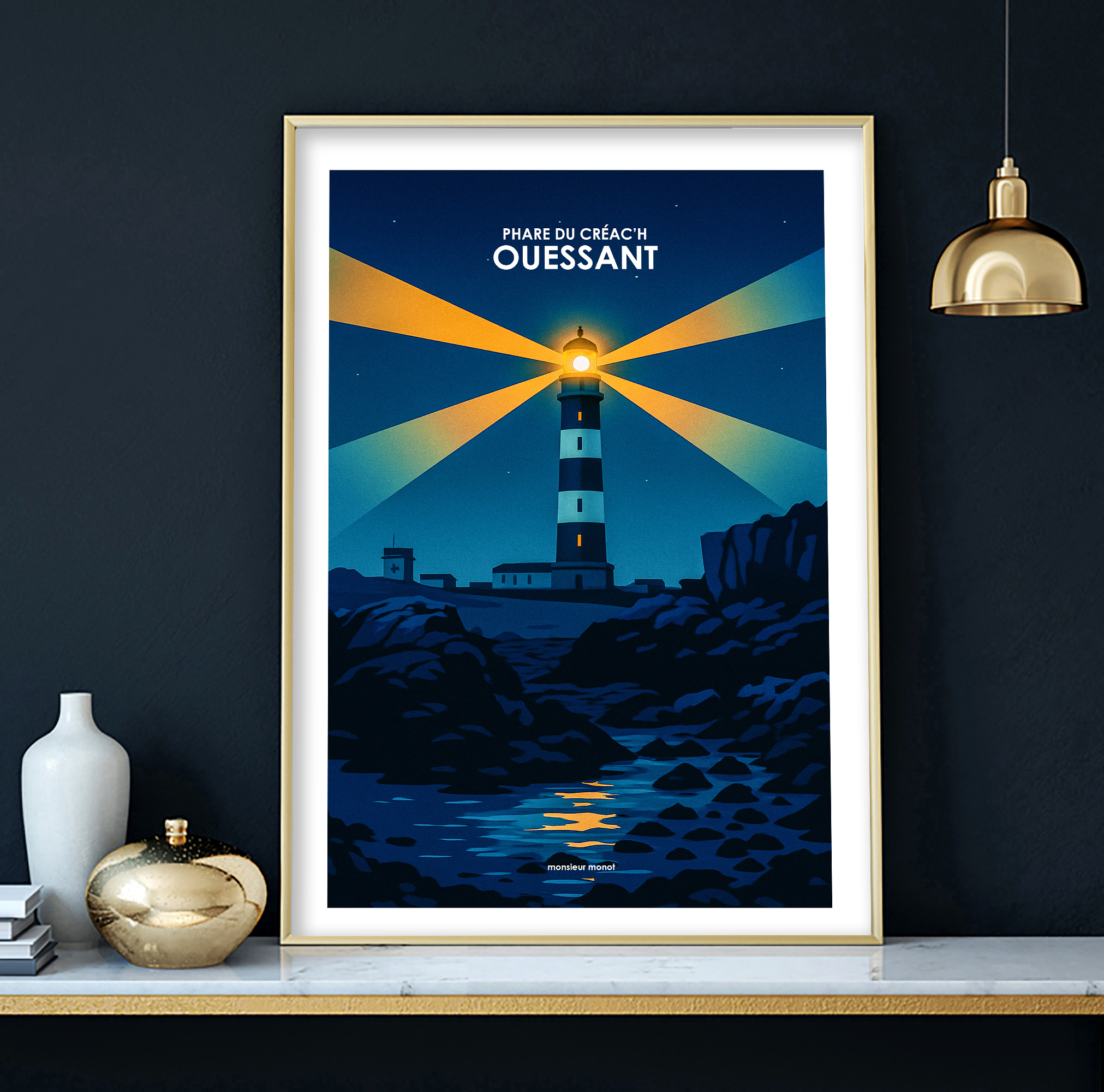 affiche Ouessant La nuit