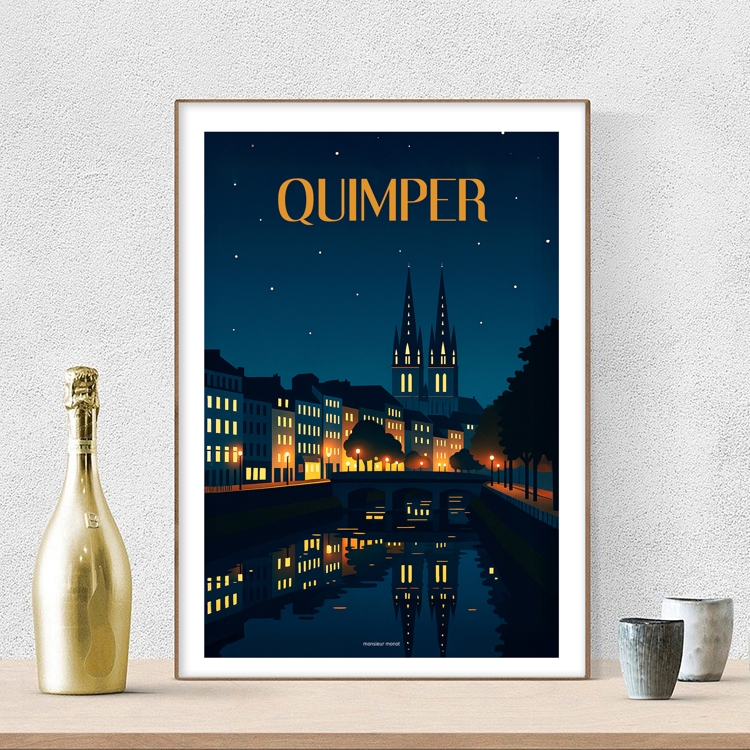 affiche Quimper La nuit