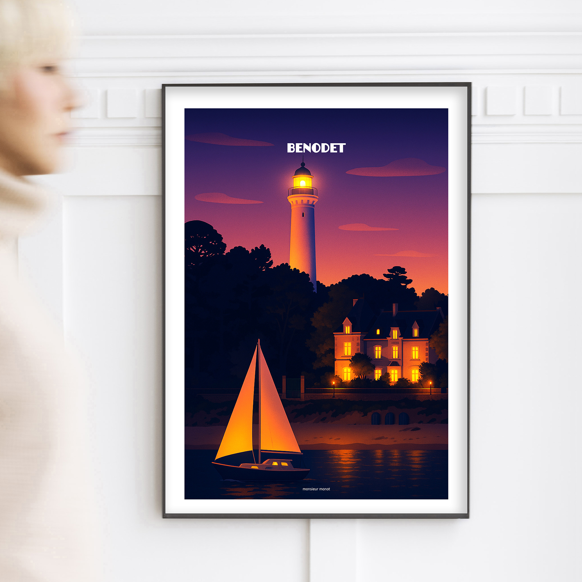 Affiche de Benodet La Nuit