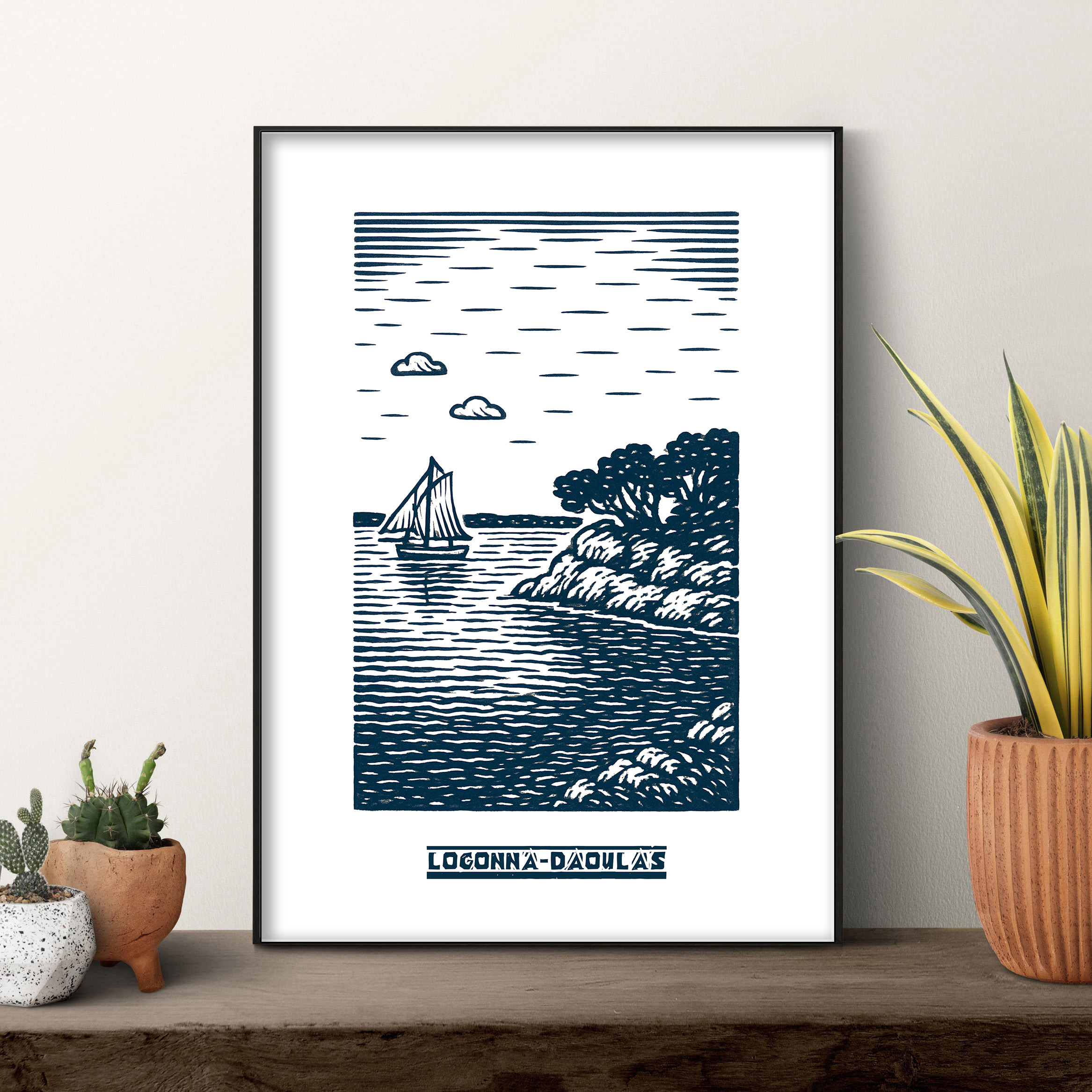 affiche logonna daoulas Bleue