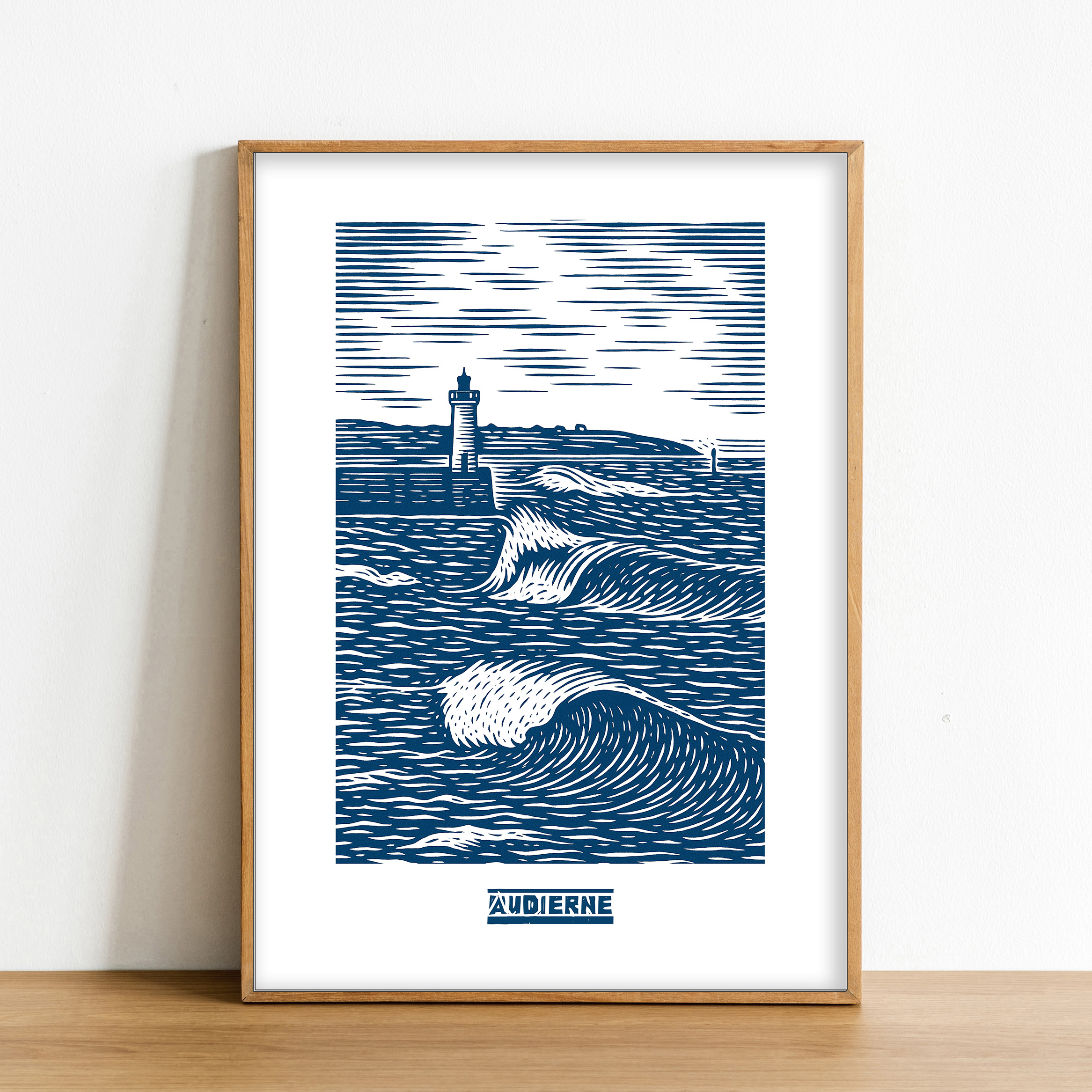 Affiche Audierne Bleue
