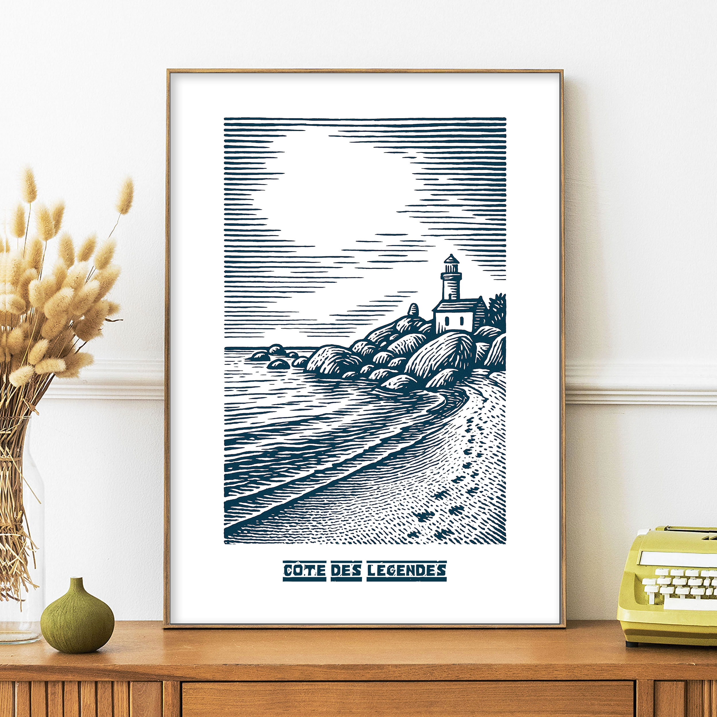 affiche Côte des Légendes Bleue
