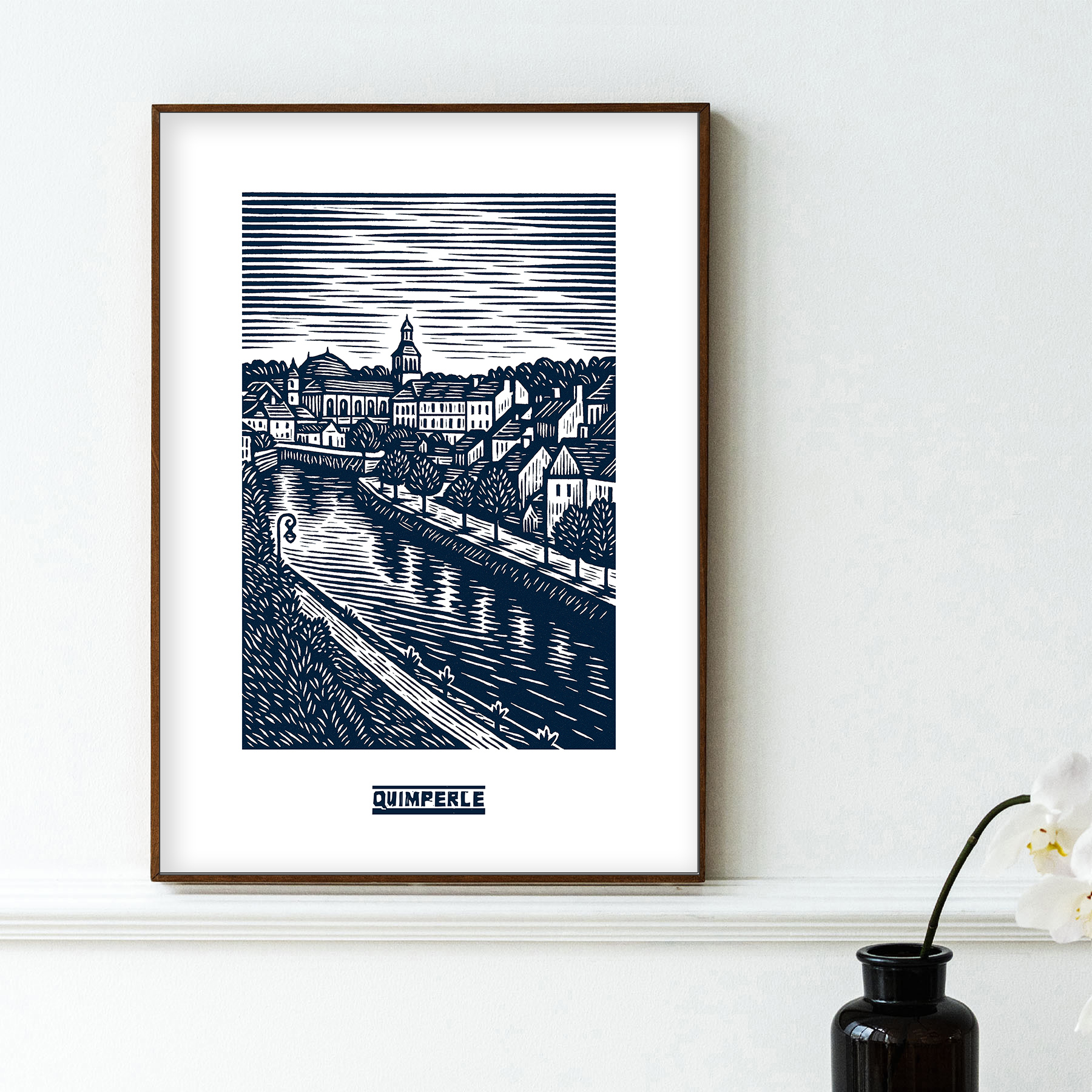 Affiche Quimperlé Bleue