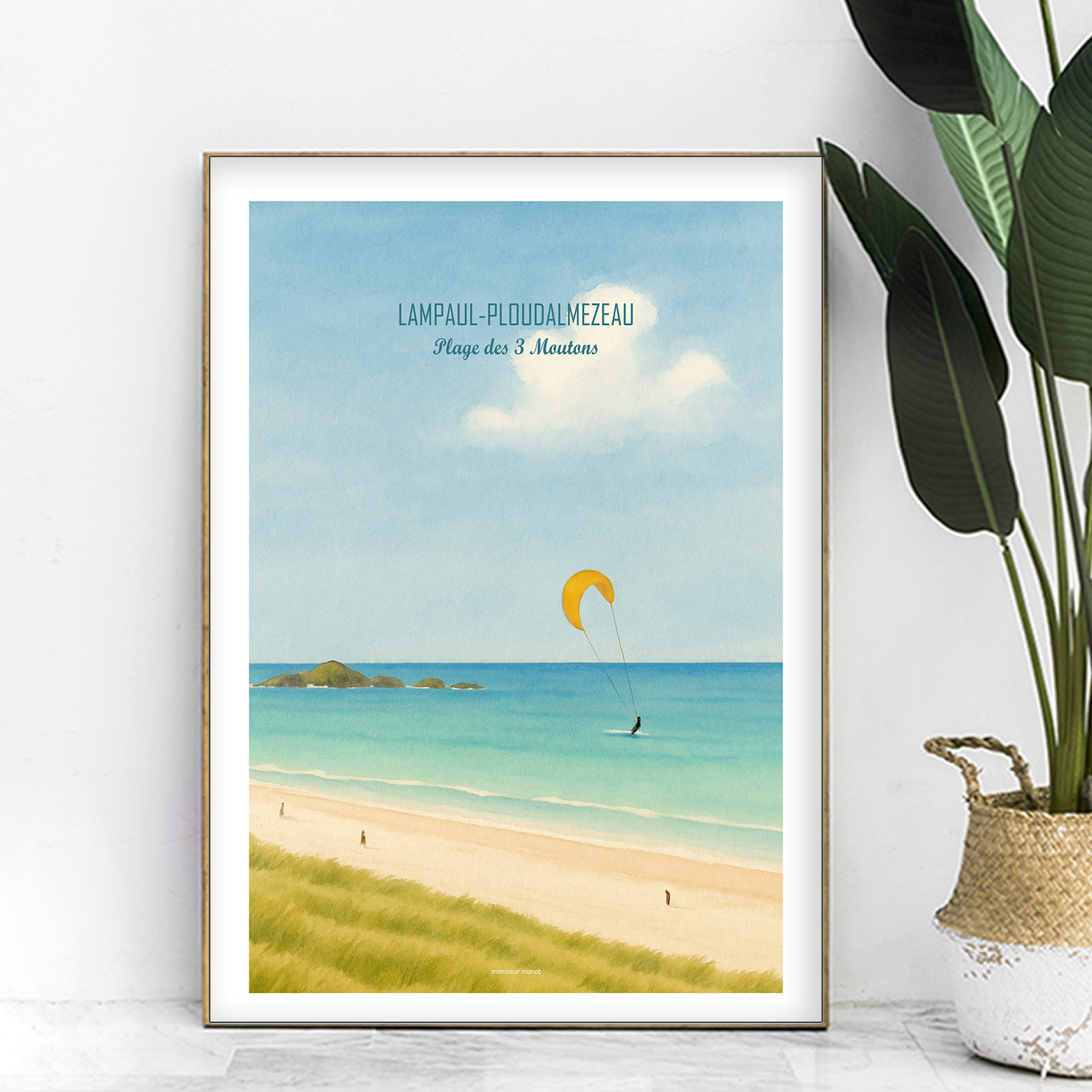 affiche Lampaul ploudalmezeau Couleur
