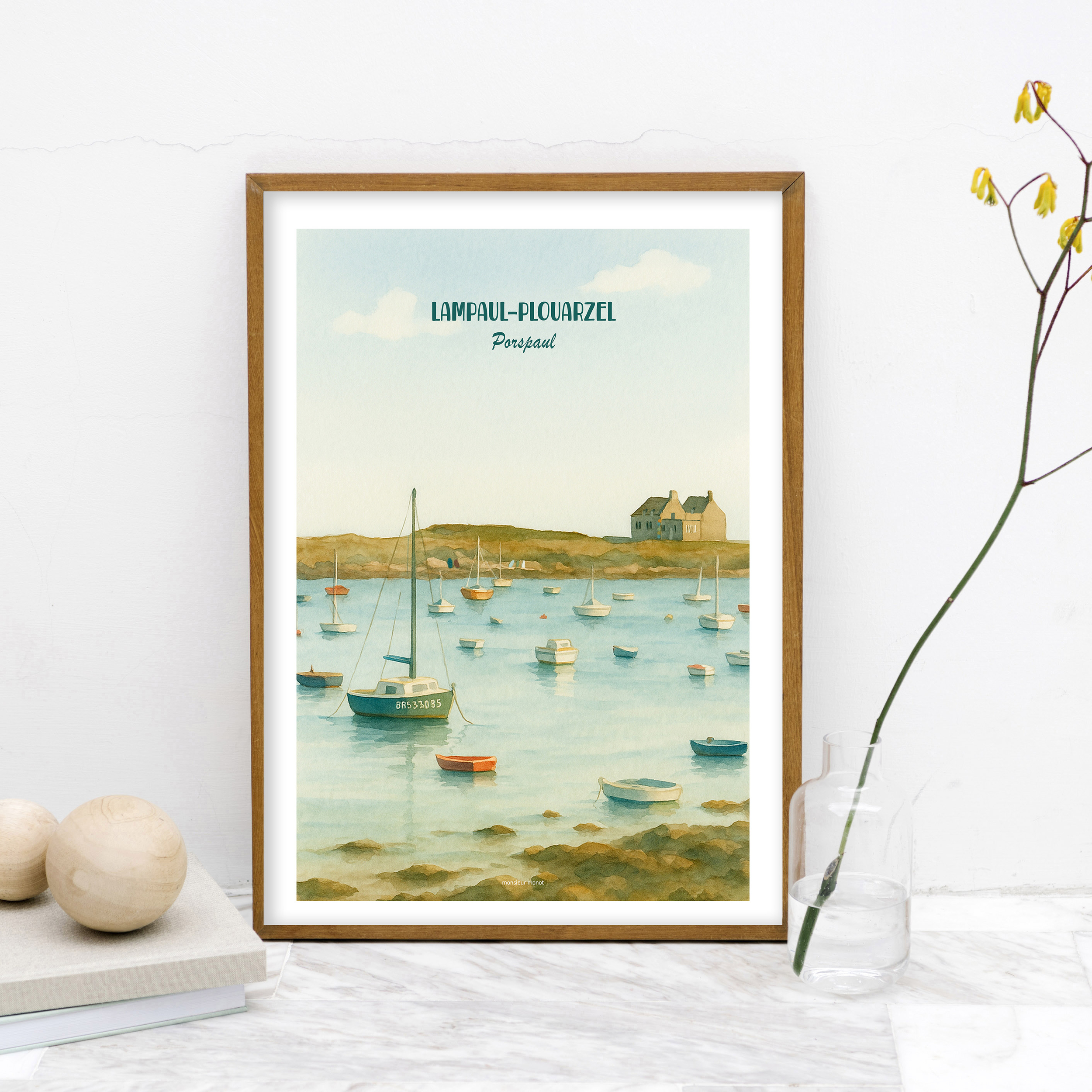 Affiche Lampaul-plouarzel Couleur