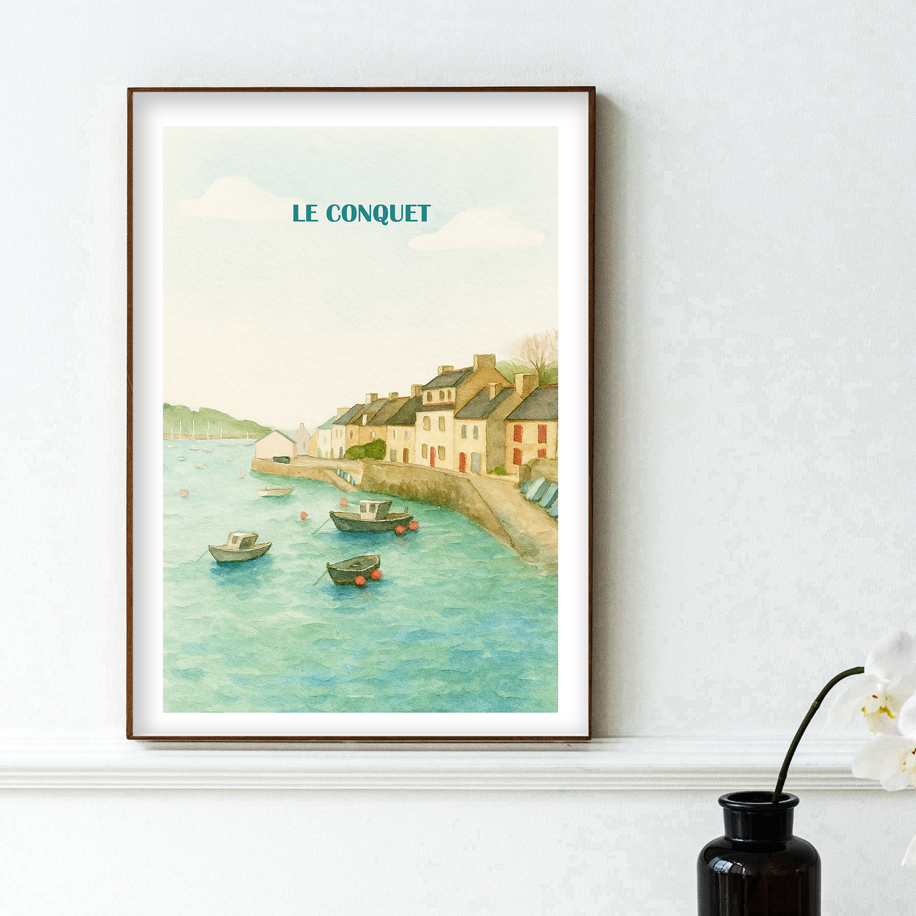 affiche Le Conquet Couleur