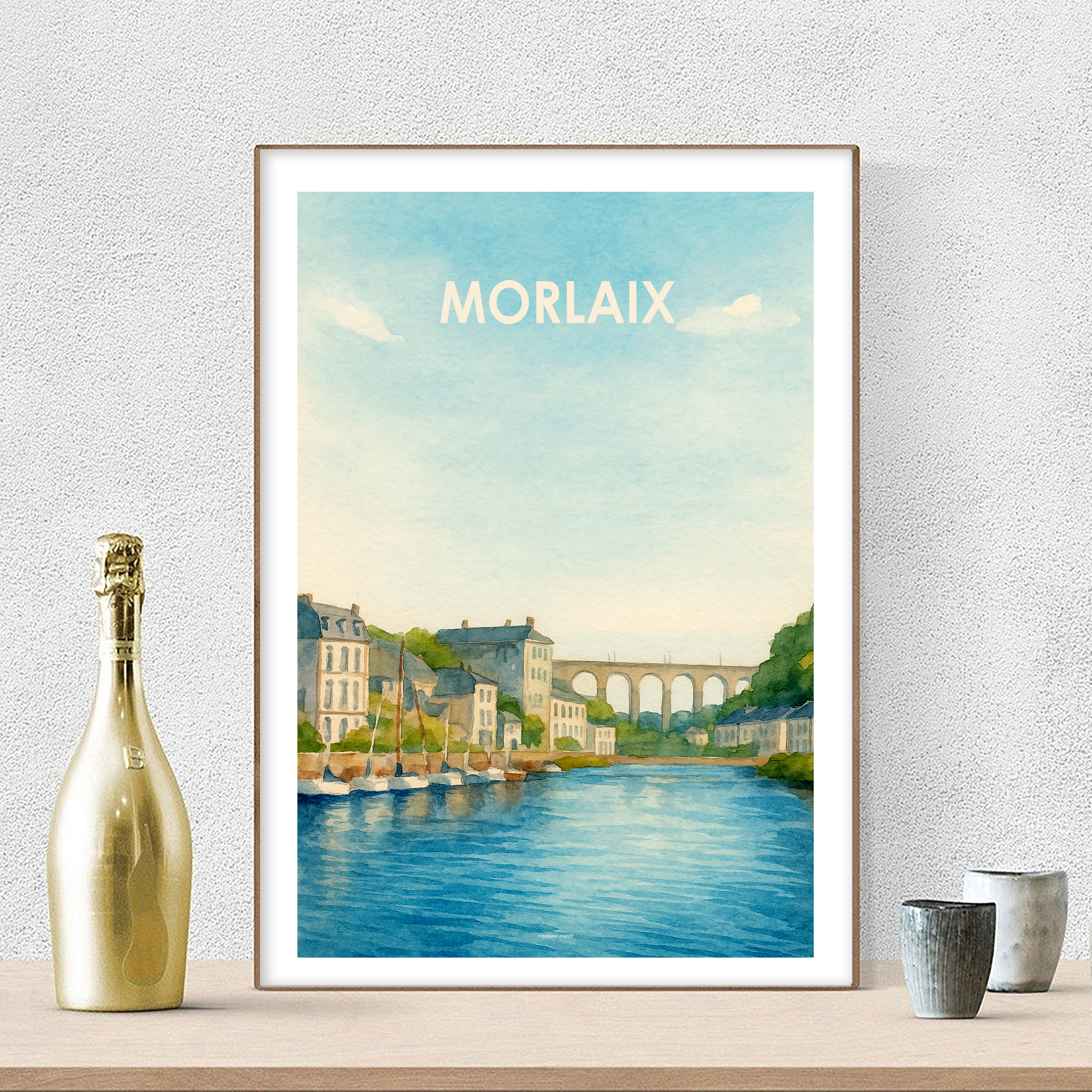 affiche Morlaix couleur