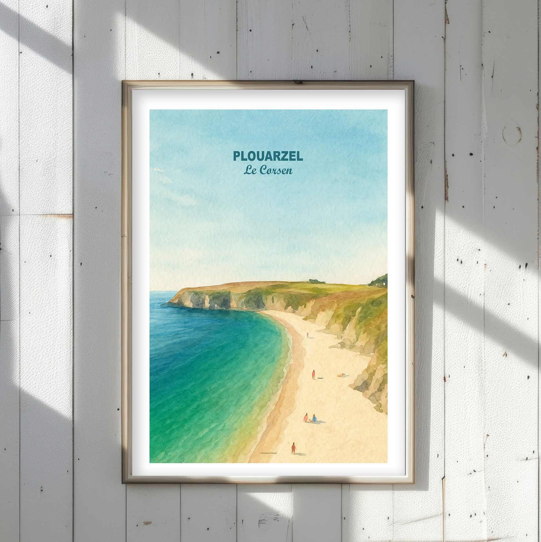 Affiche plouarzel le Corsen Couleur