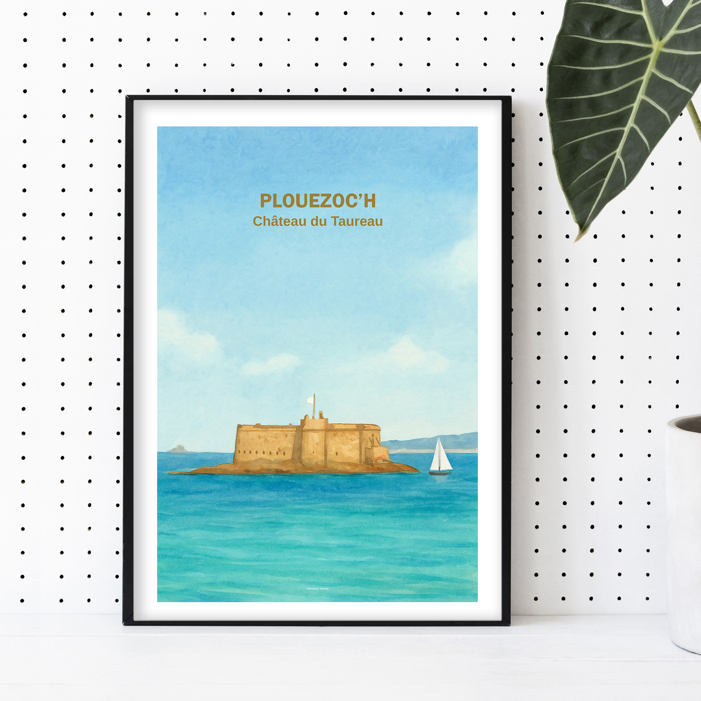 affiche plouezoch Chateau du Taureau