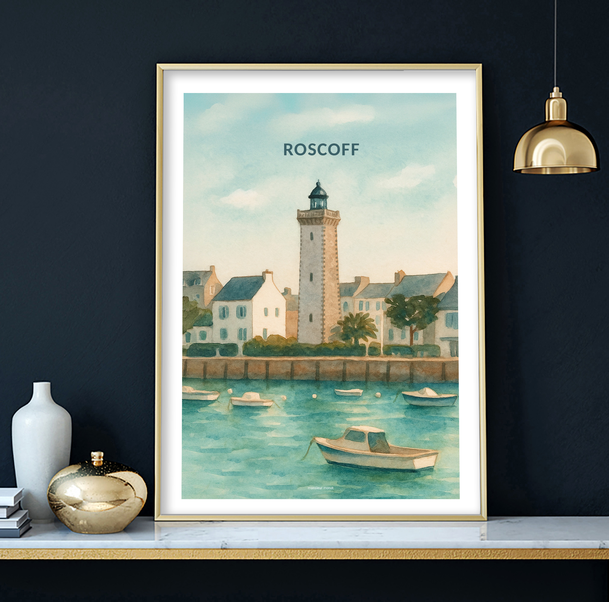 affiche Roscoff Couleur