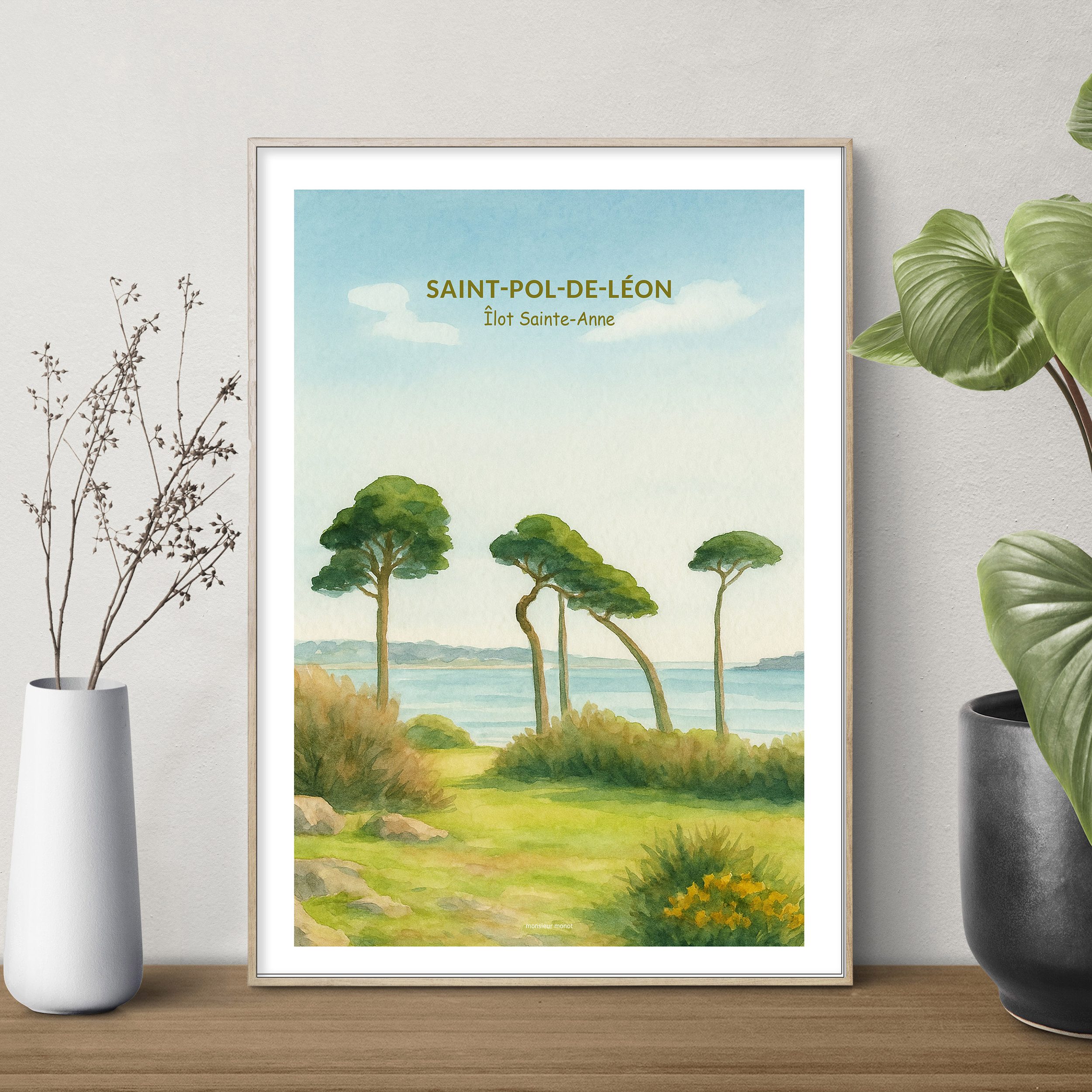 affiche Saint-Pol de Léon Couleur