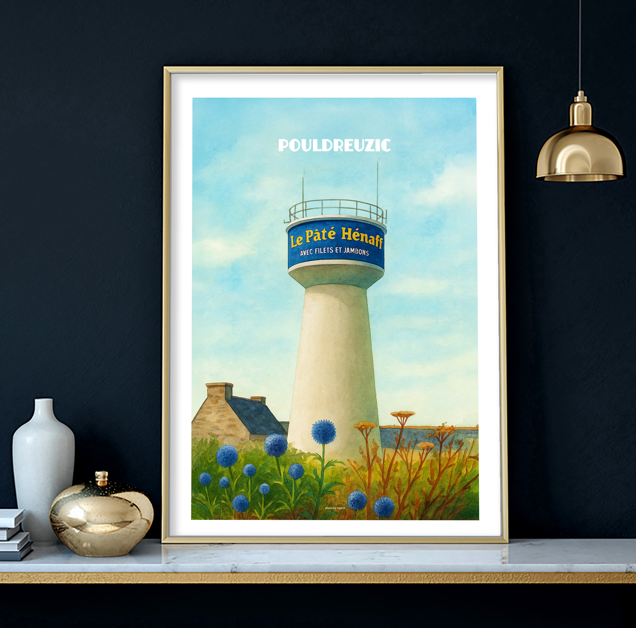 affiche Pouldreuzic Couleur