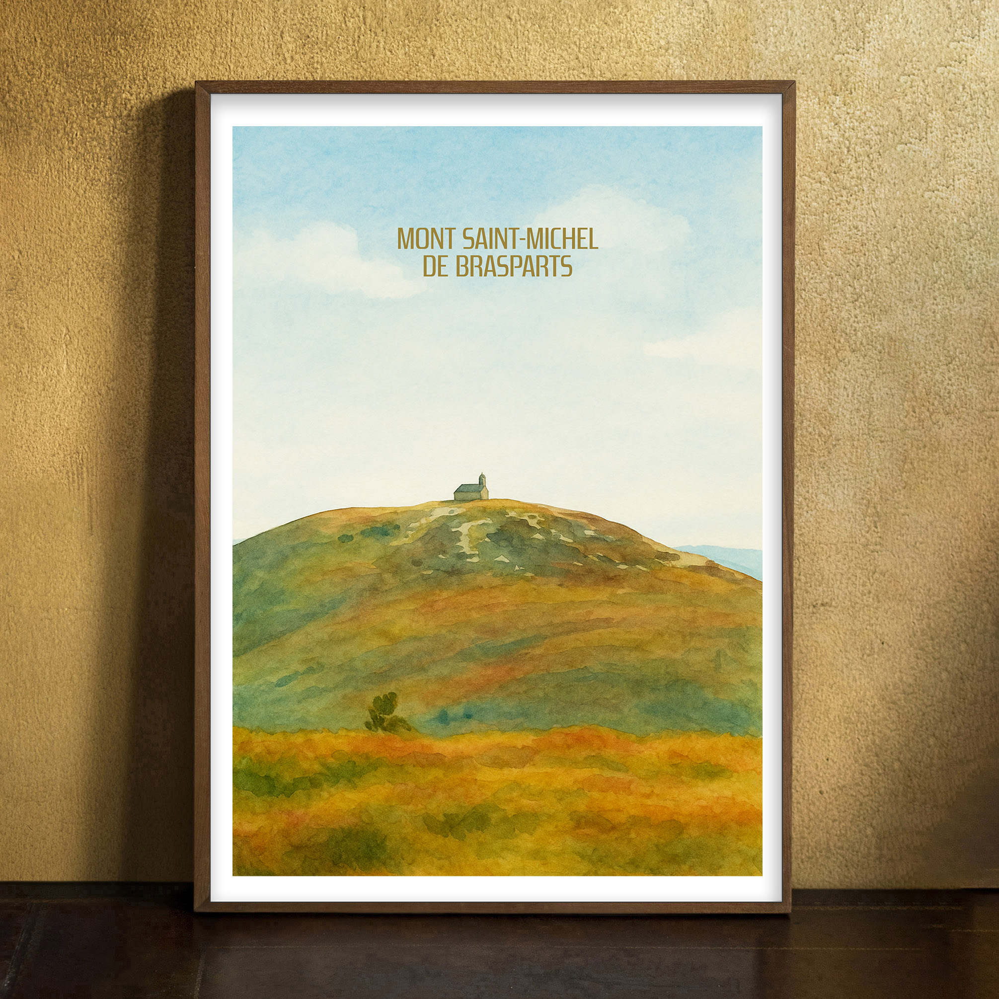 affiche Mont Saint Michel de Brasparts