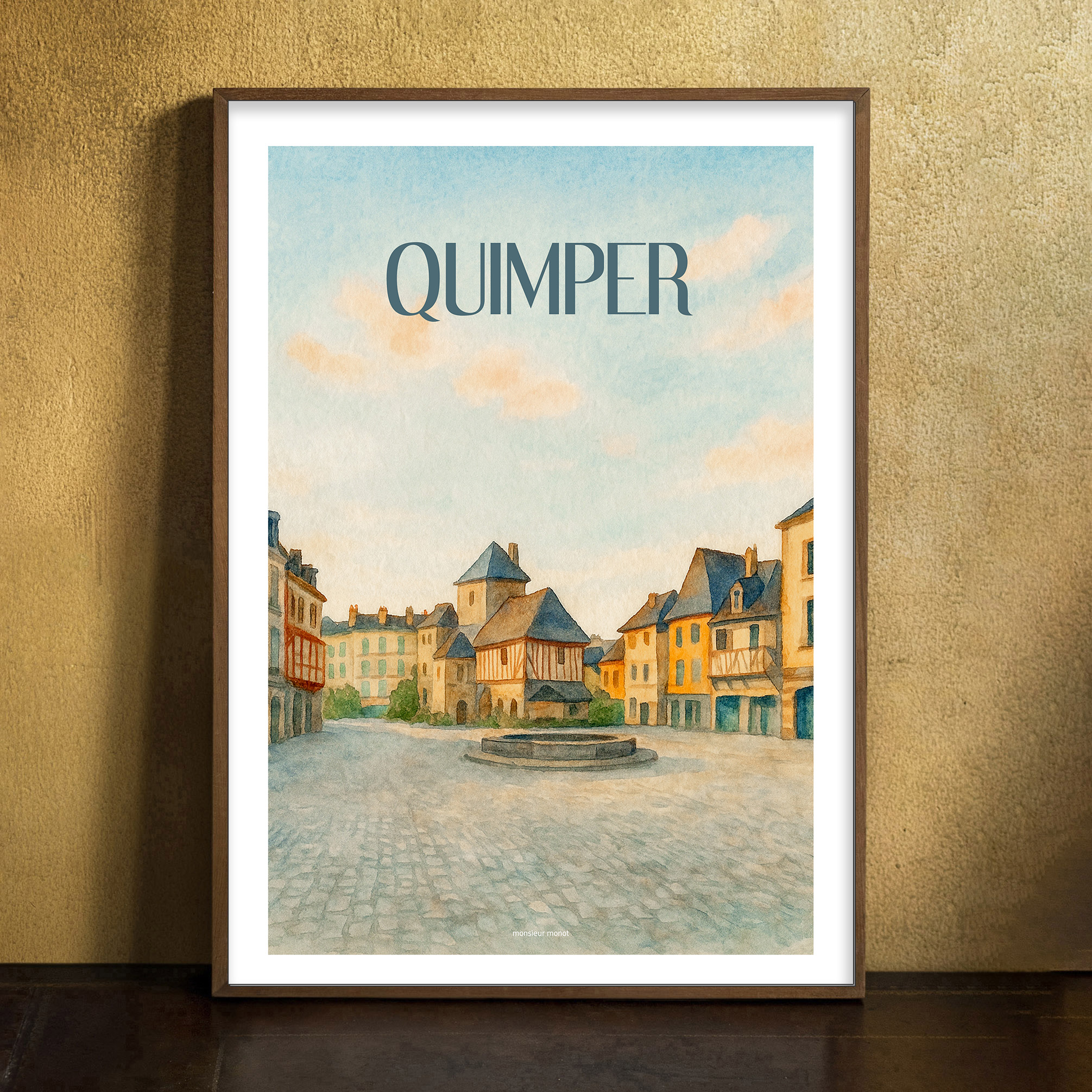 affiche Quimper Couleurs