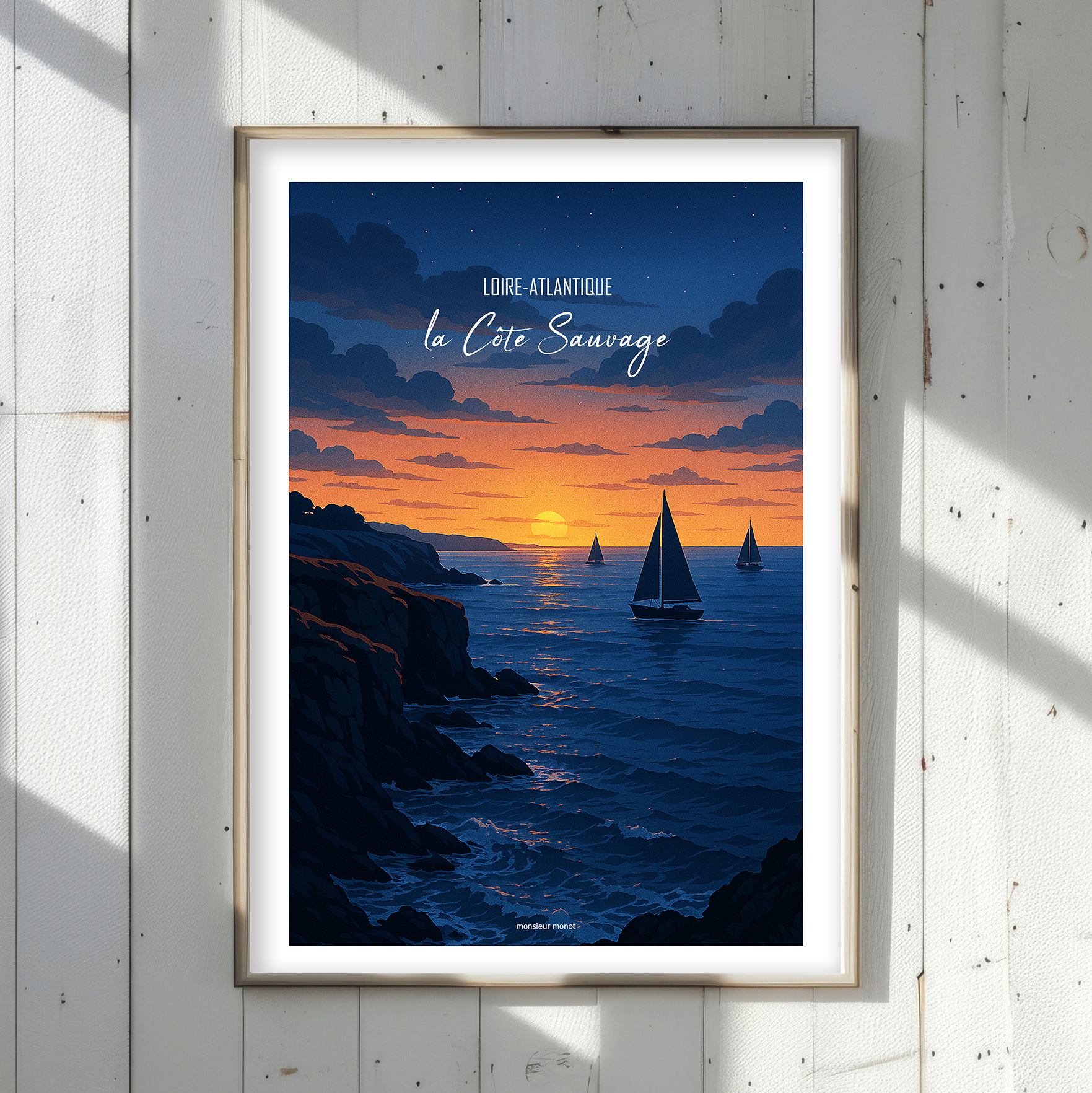 affiche La Côte Sauvage Loire Atlantique