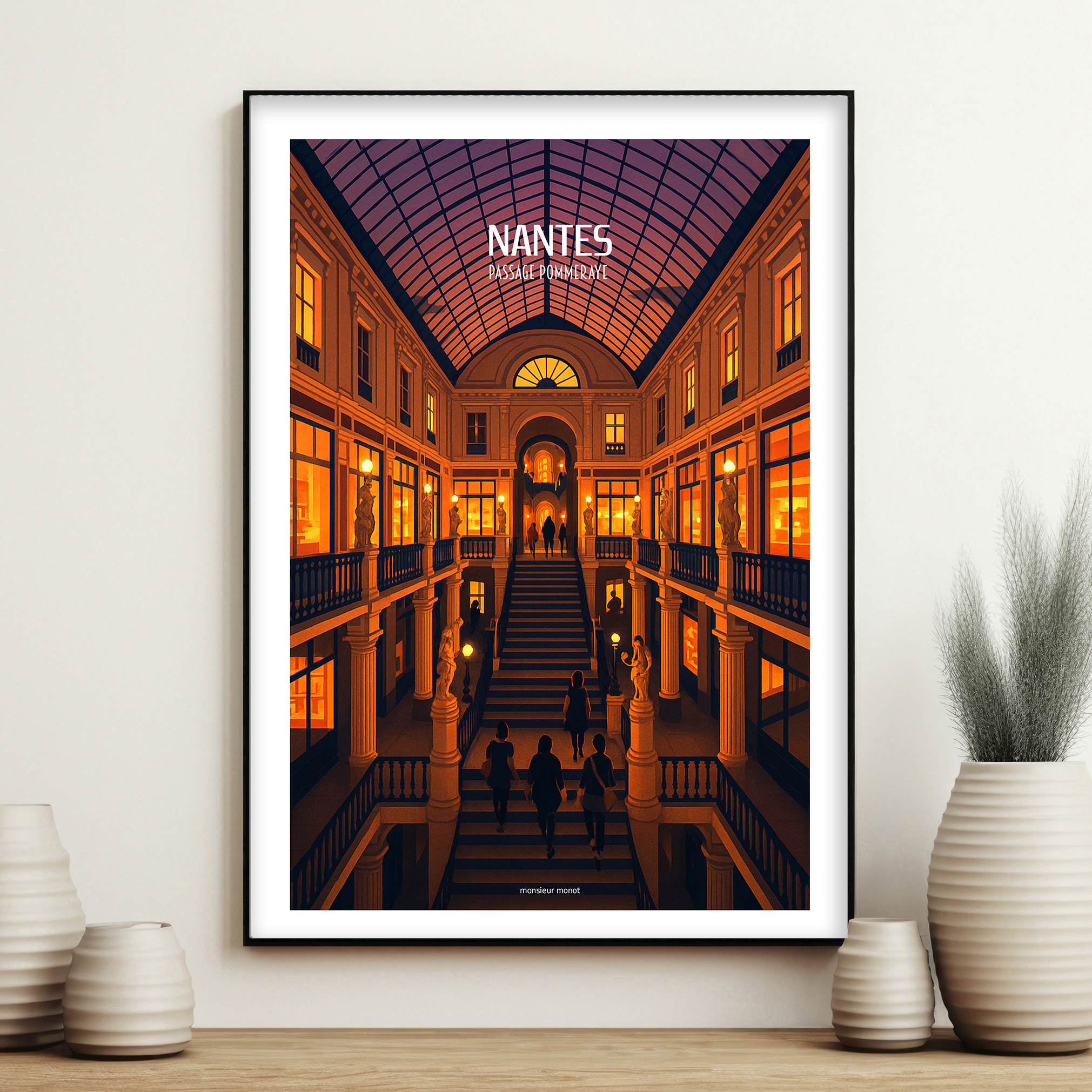 affiche nantes passage Pommeraye