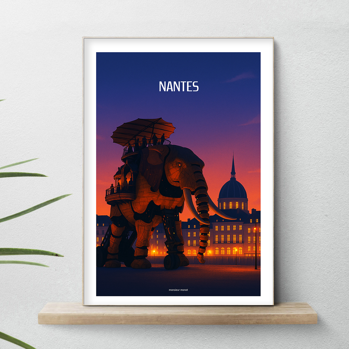 affiche nantes léléphant