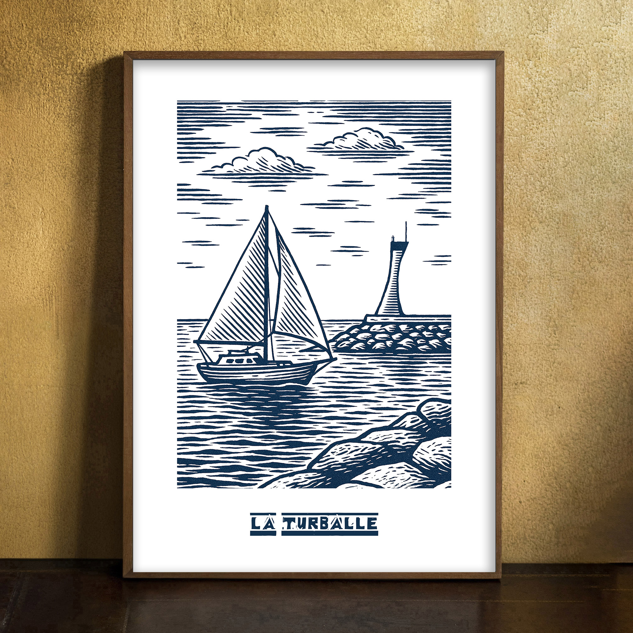 affiche La Turballe Bleue