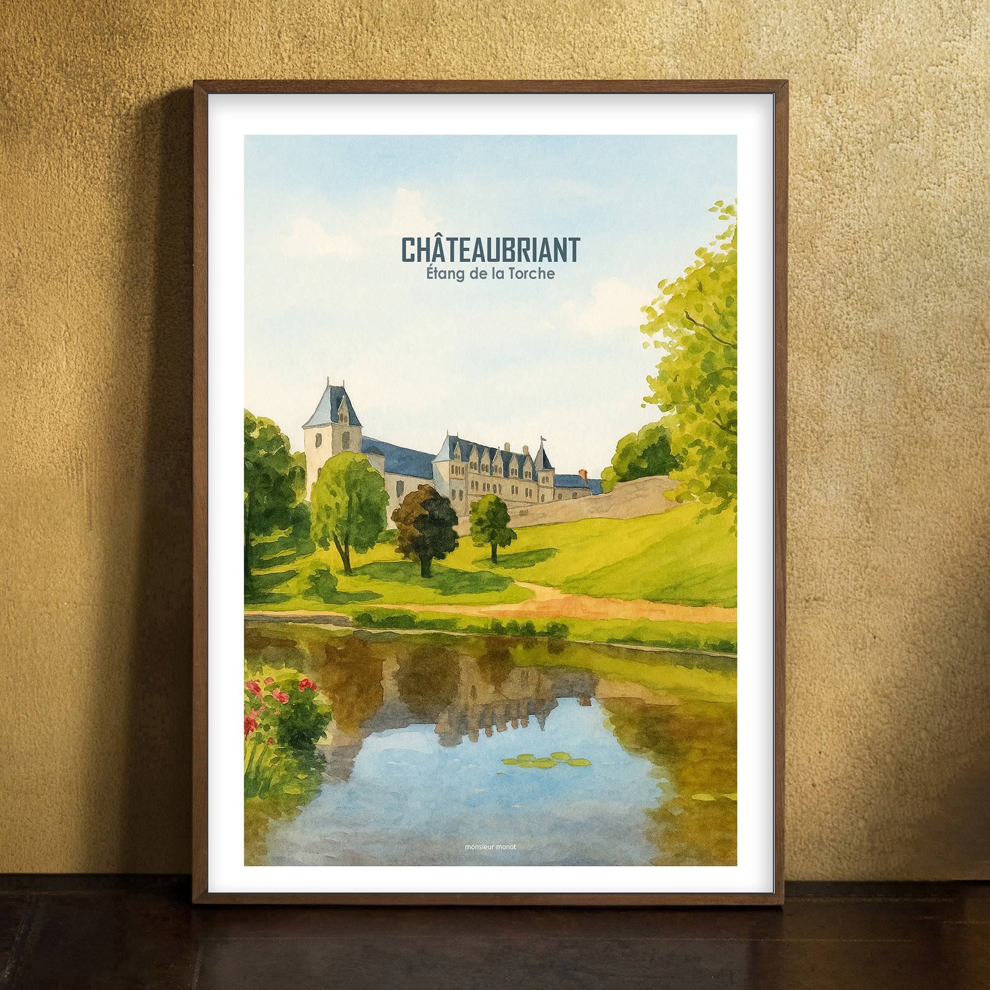 affiche Châteaubriant couleur