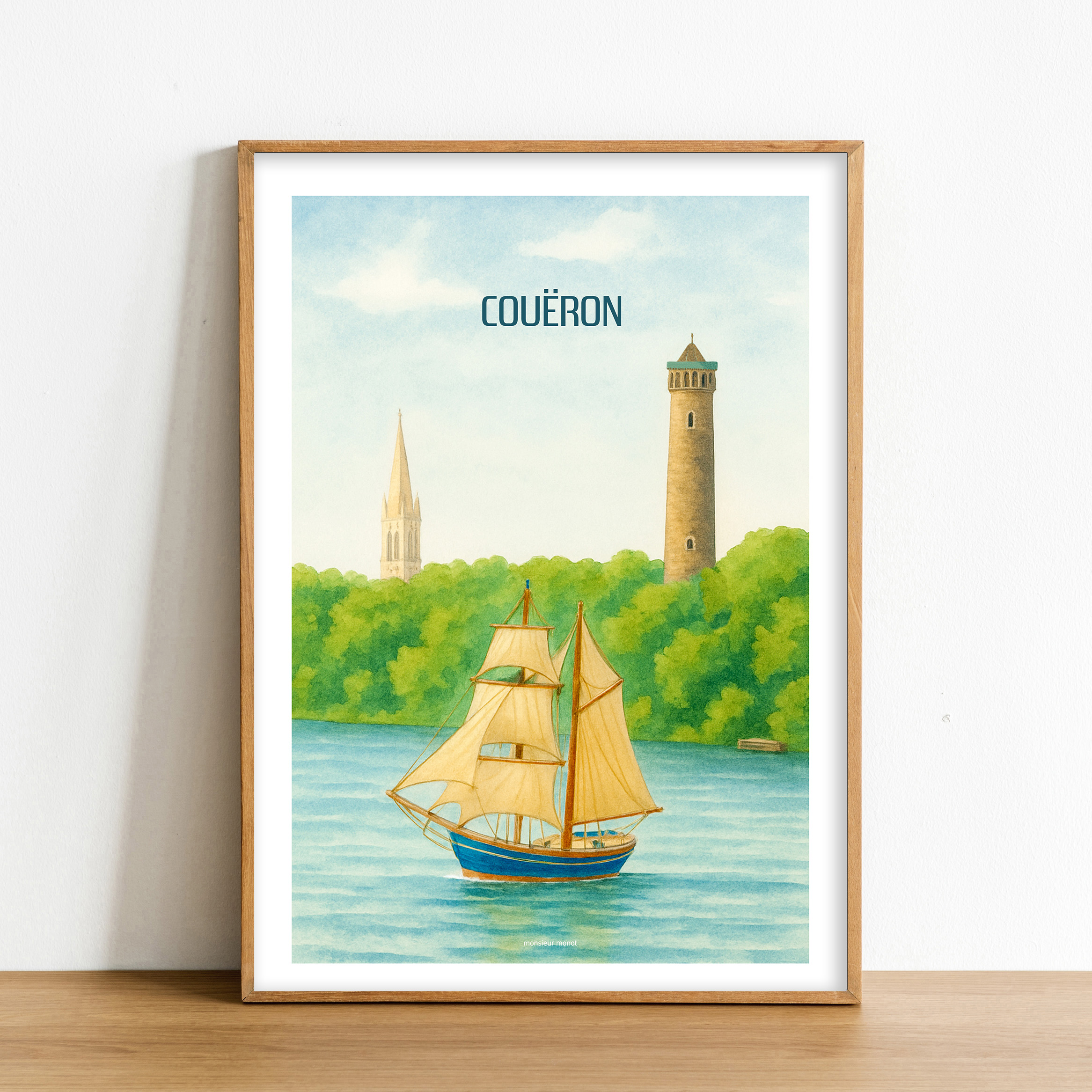 Affiche Couëron Couleur