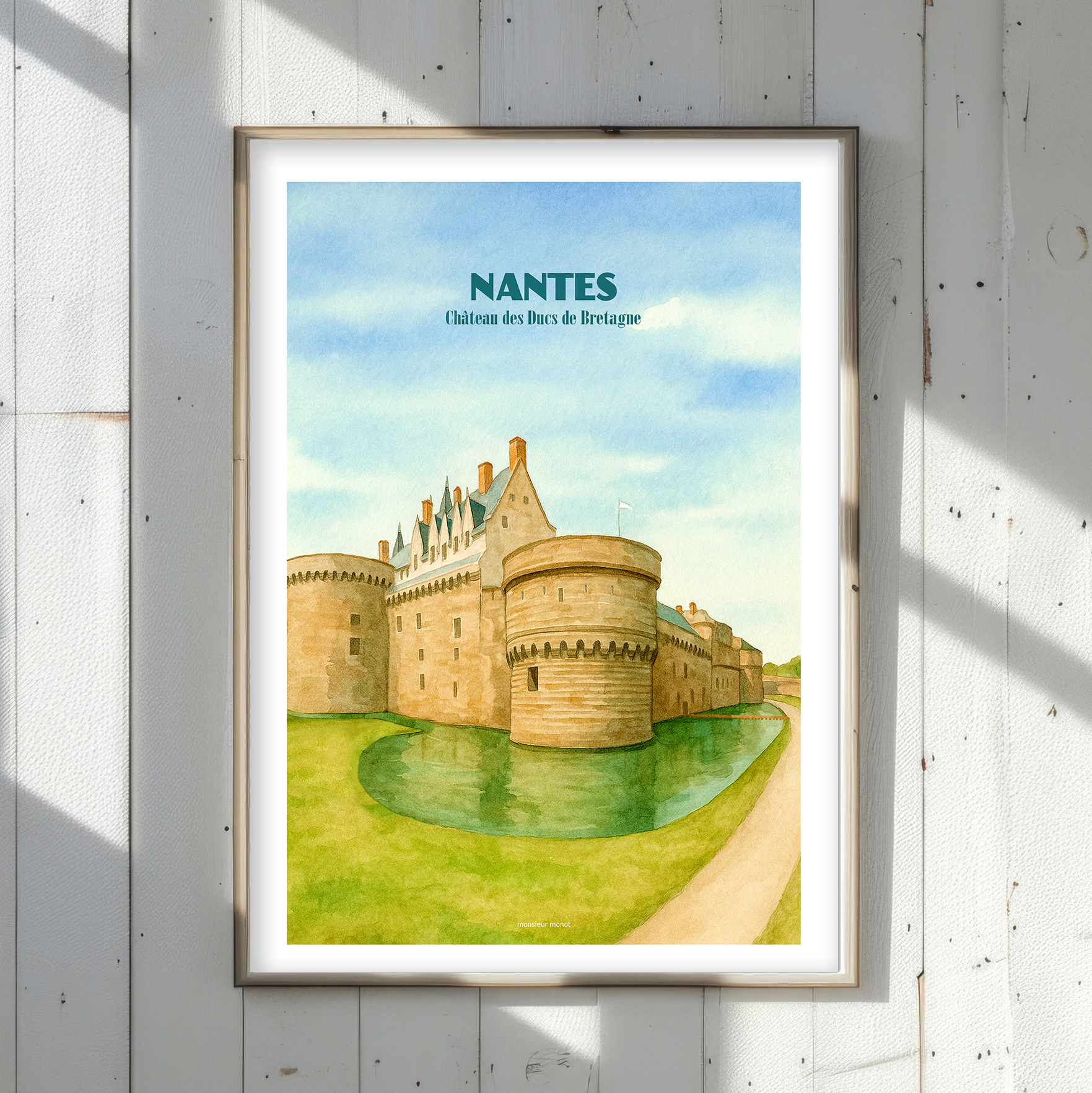affiche Nantes Château des ducs de Bretagne