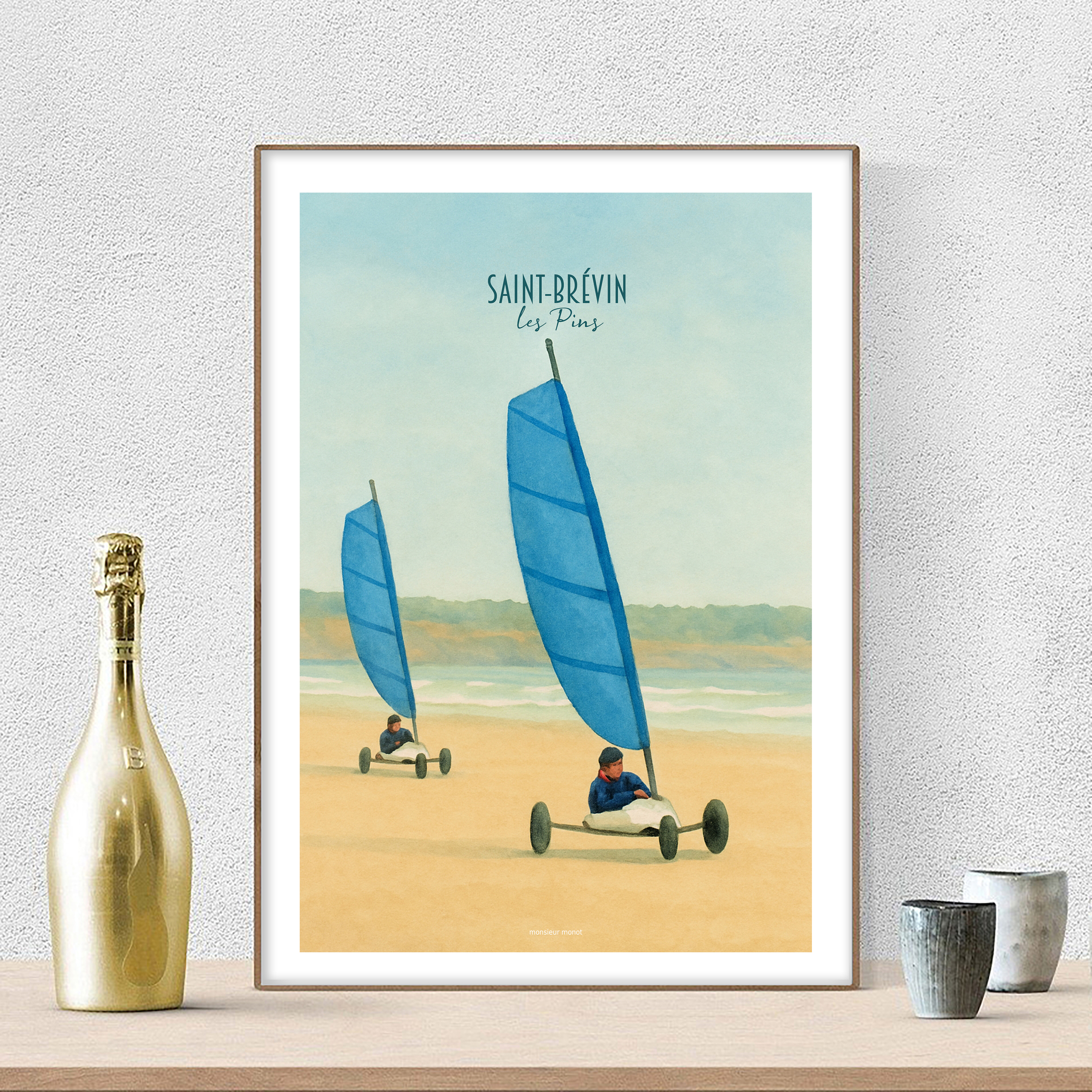 affiche Saint Brévin Les pins Couleur