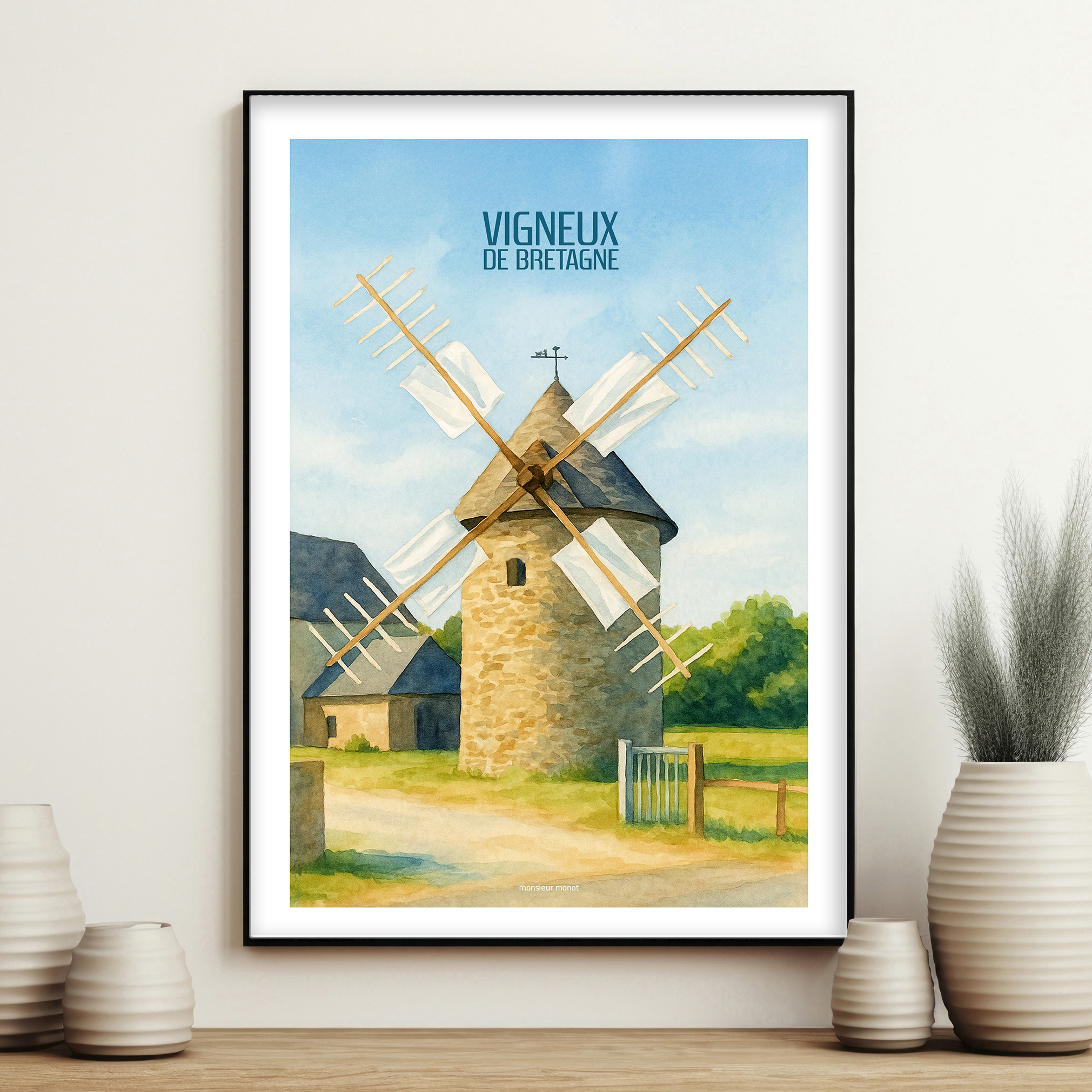 affiche Vigneux de Bretagne le Moulin
