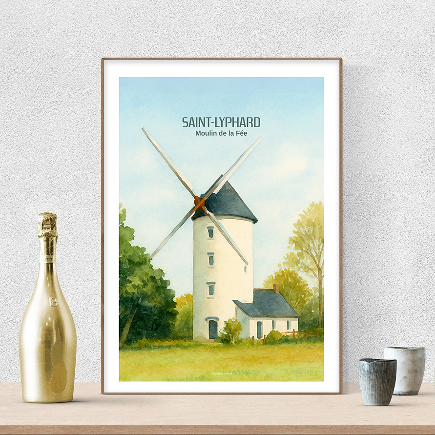 affiche Saint-Lyphard Moulin de la Fée