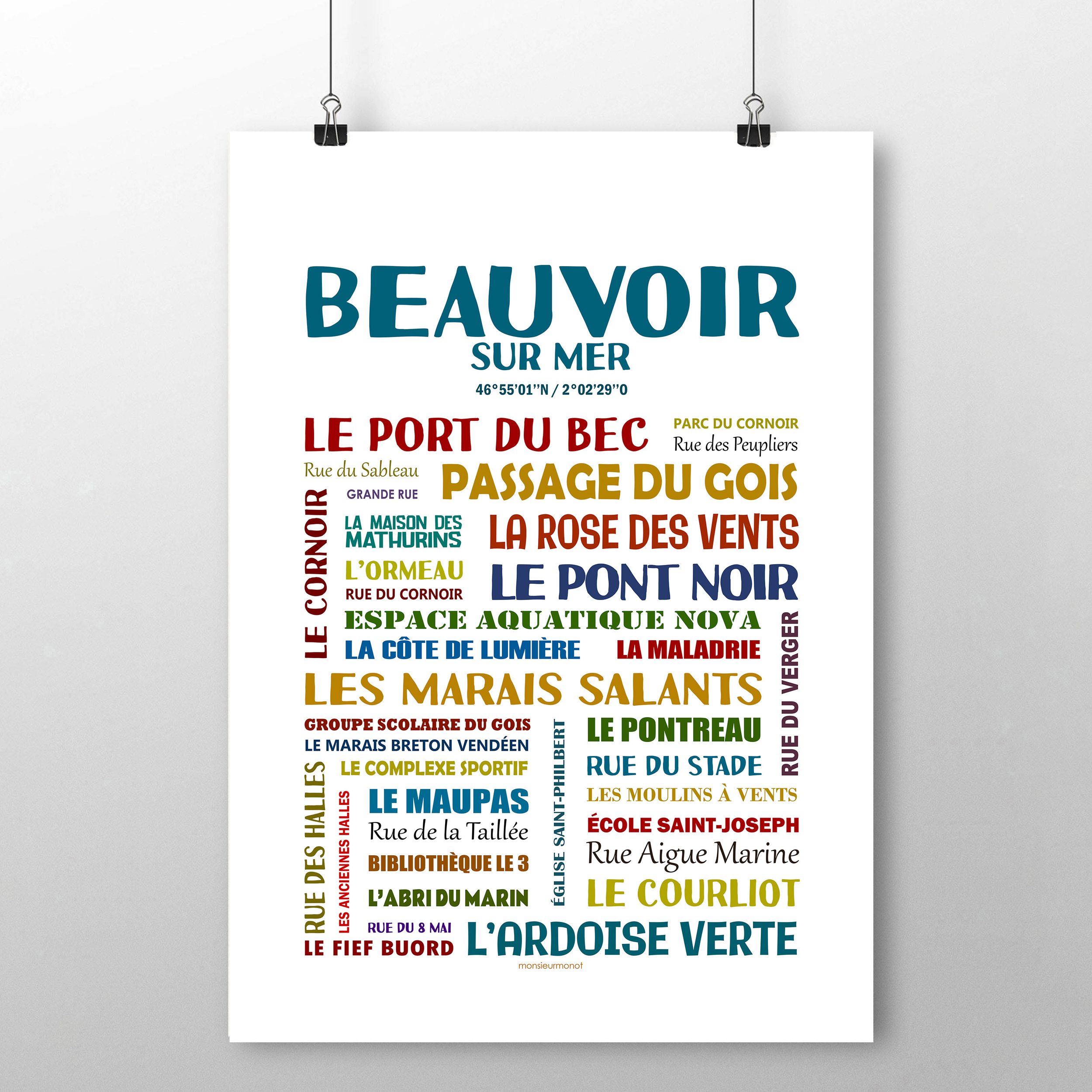 affiche Beauvoir sur mer 2