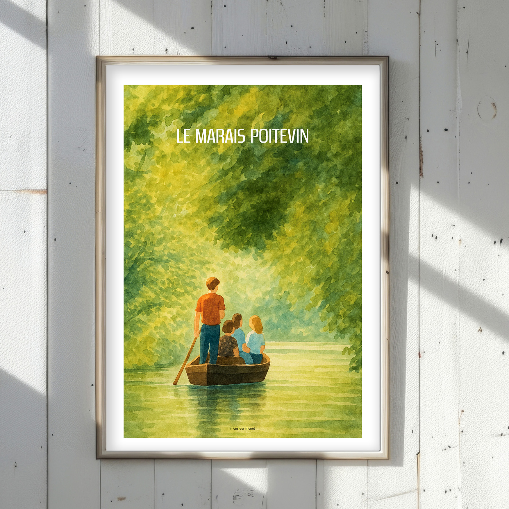Affiche Le marais Poitevin