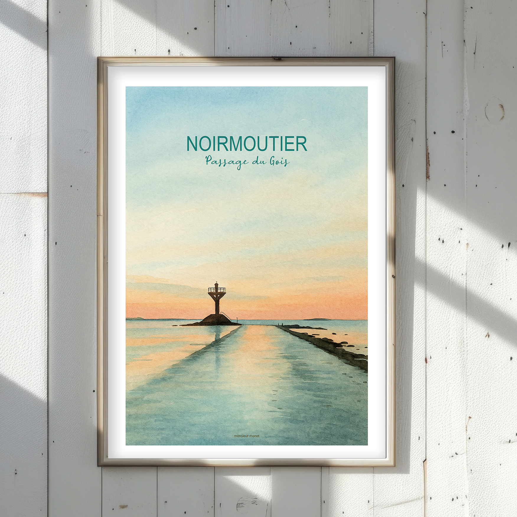Affiche Noirmoutier passage du Goix