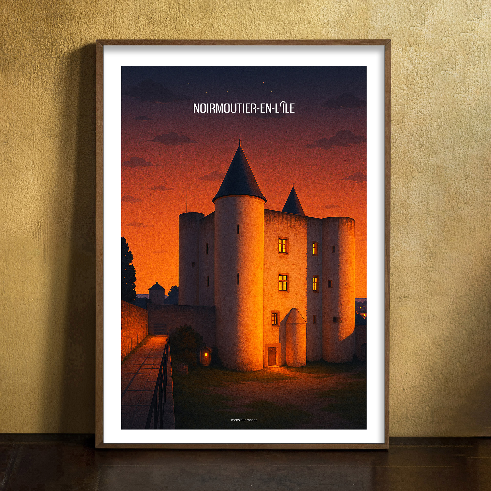 affiche Noirmoutier en lîle Le Chateau