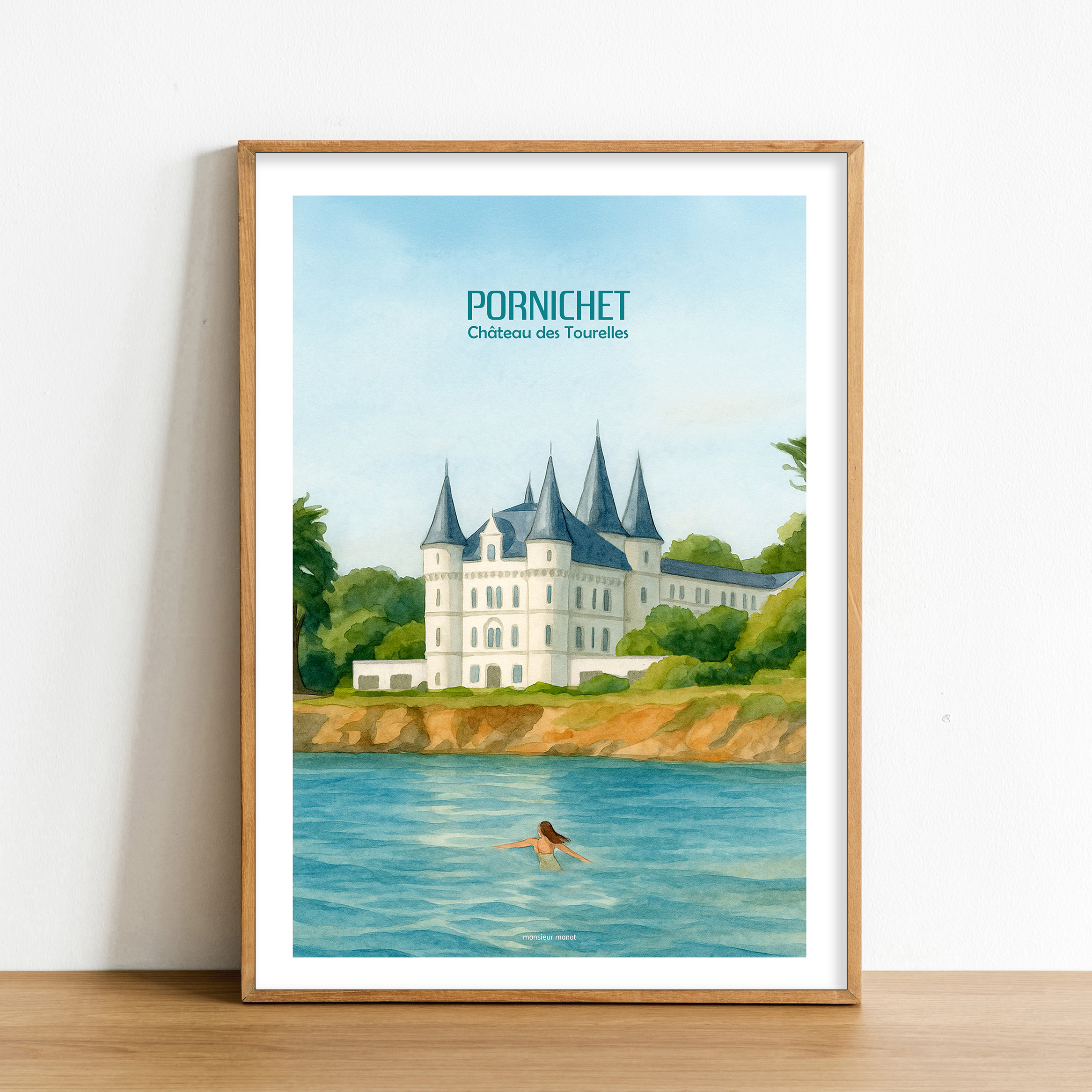 Affiche Pornichet Château des Tourelles