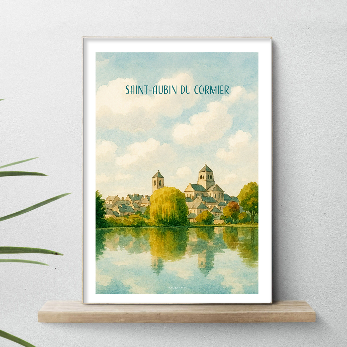 affiche St Aubin du Cormier Couleur