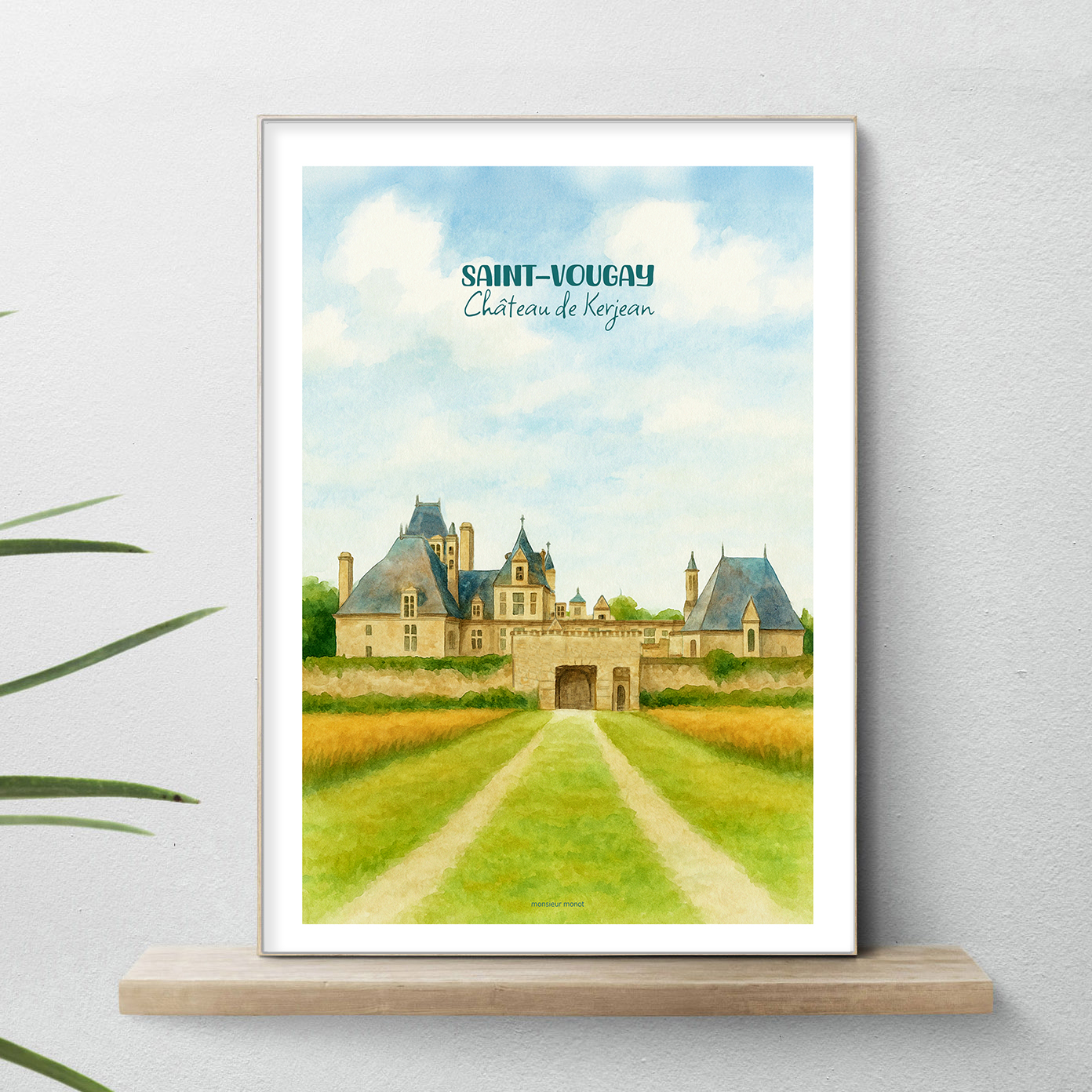 affiche Saint-Vougay Chateau de Kerjean