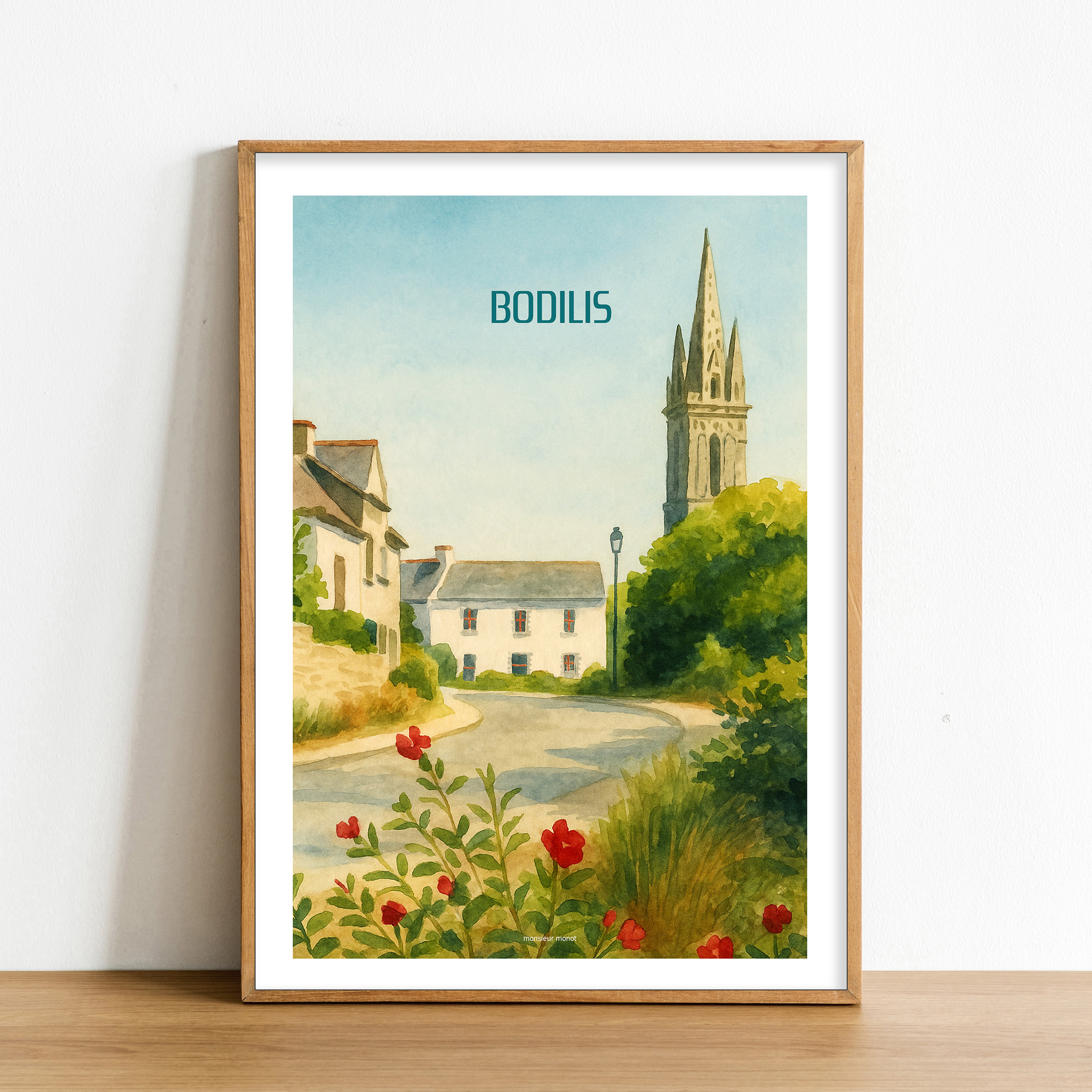 Affiche Bodilis couleur
